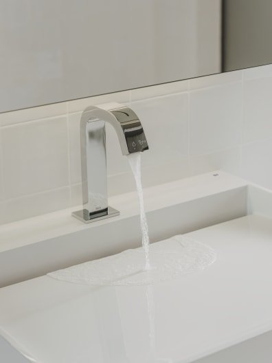 Roca - Lavabo Dash de Stonex® mural - BricoandPool