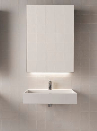 Roca - Lavabo Dash de Stonex® mural - BricoandPool