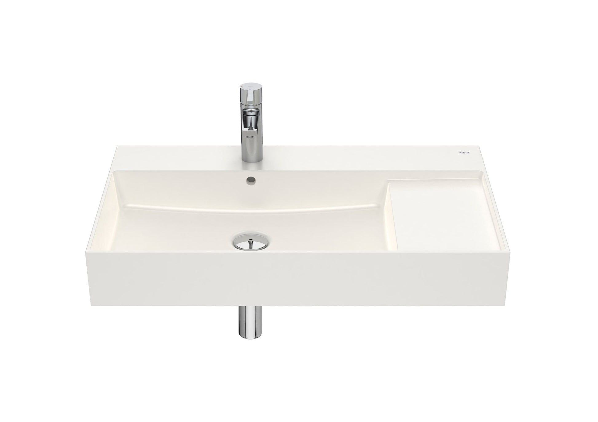 Roca - Lavabo Inspira asimétrico de Fineceramic® mural - BricoandPool