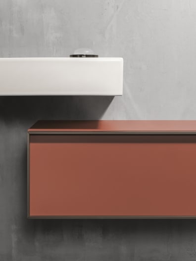 Roca - Lavabo Inspira asimétrico de Fineceramic® mural - BricoandPool