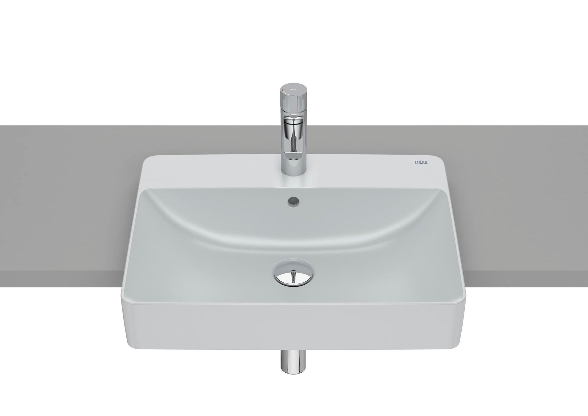 Roca - Lavabo Inspira de Fineceramic® de semiempotrar - BricoandPool