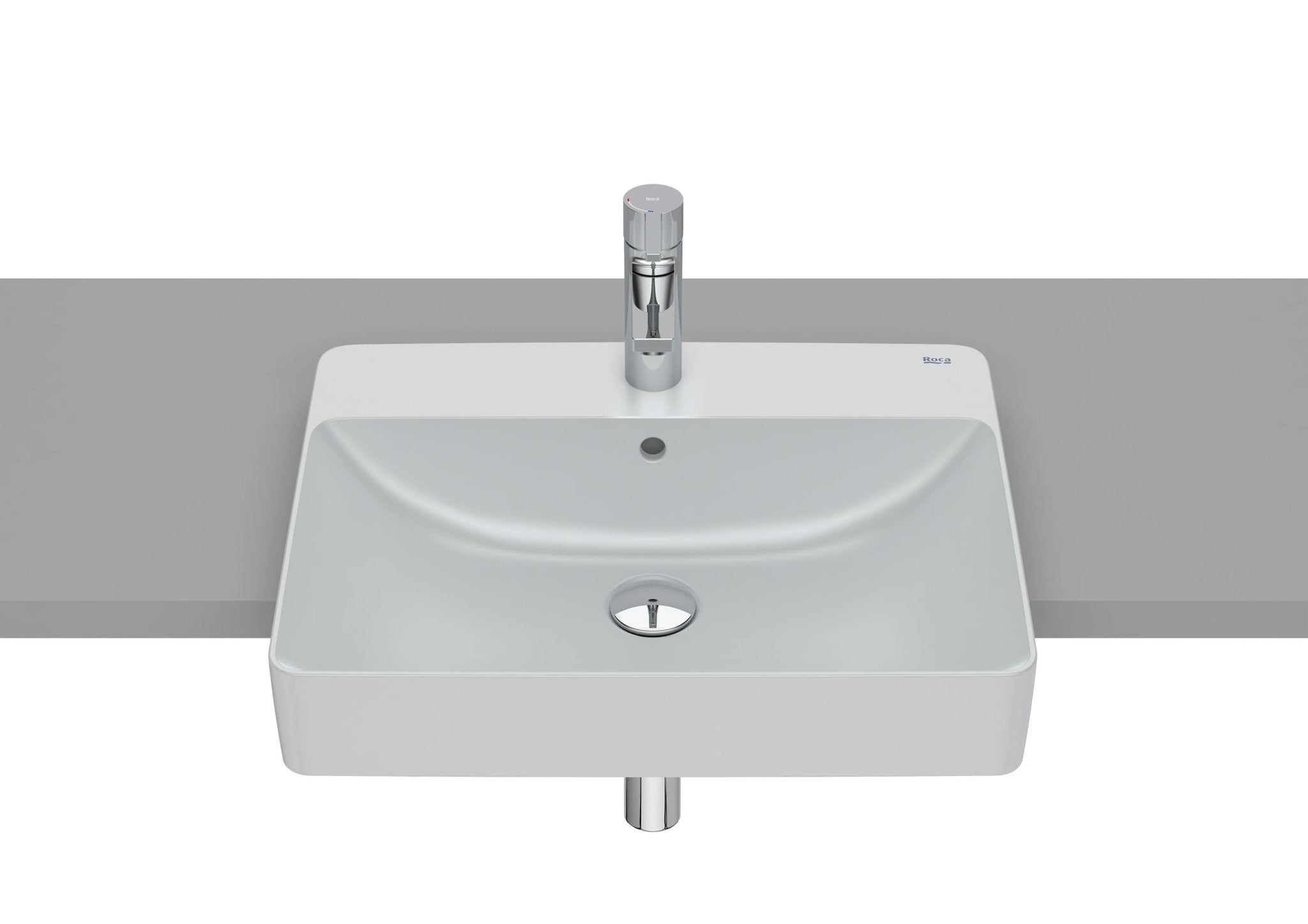 Roca - Lavabo Inspira de Fineceramic® de semiempotrar - BricoandPool