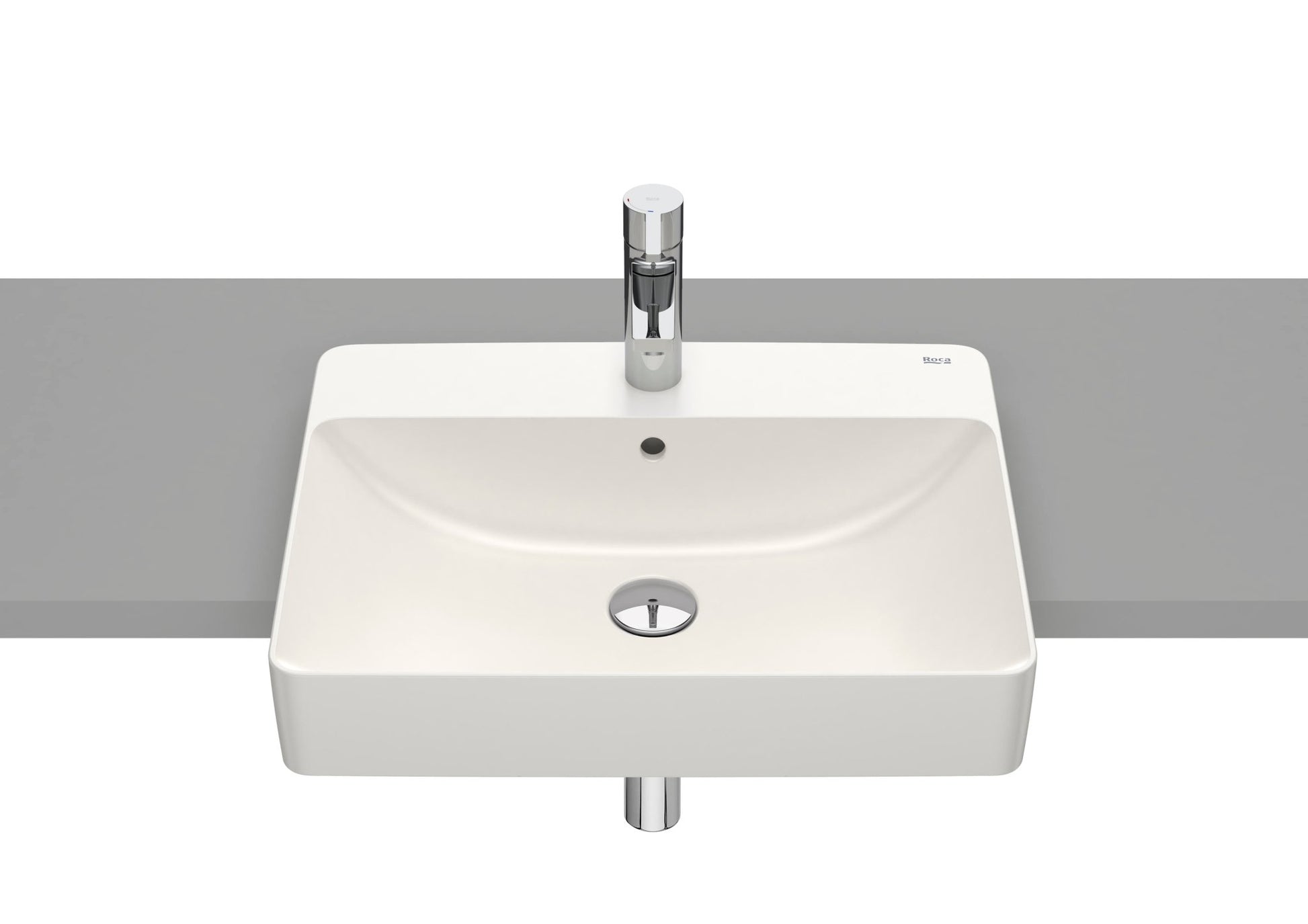 Roca - Lavabo Inspira de Fineceramic® de semiempotrar - BricoandPool