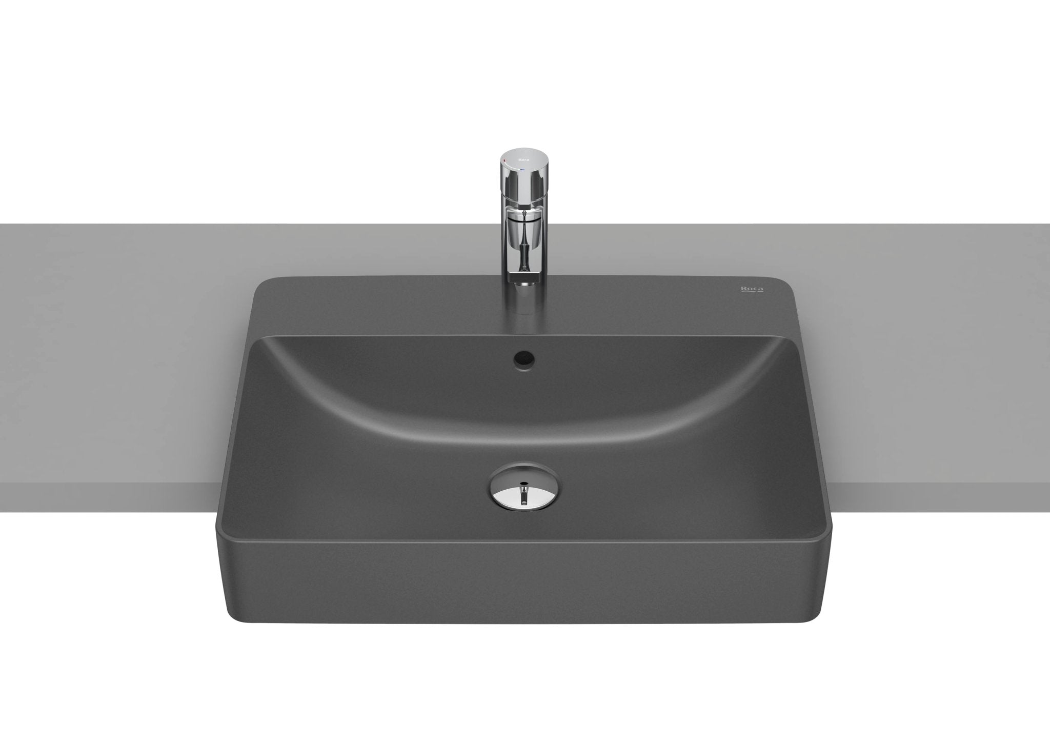 Roca - Lavabo Inspira de Fineceramic® de semiempotrar - BricoandPool