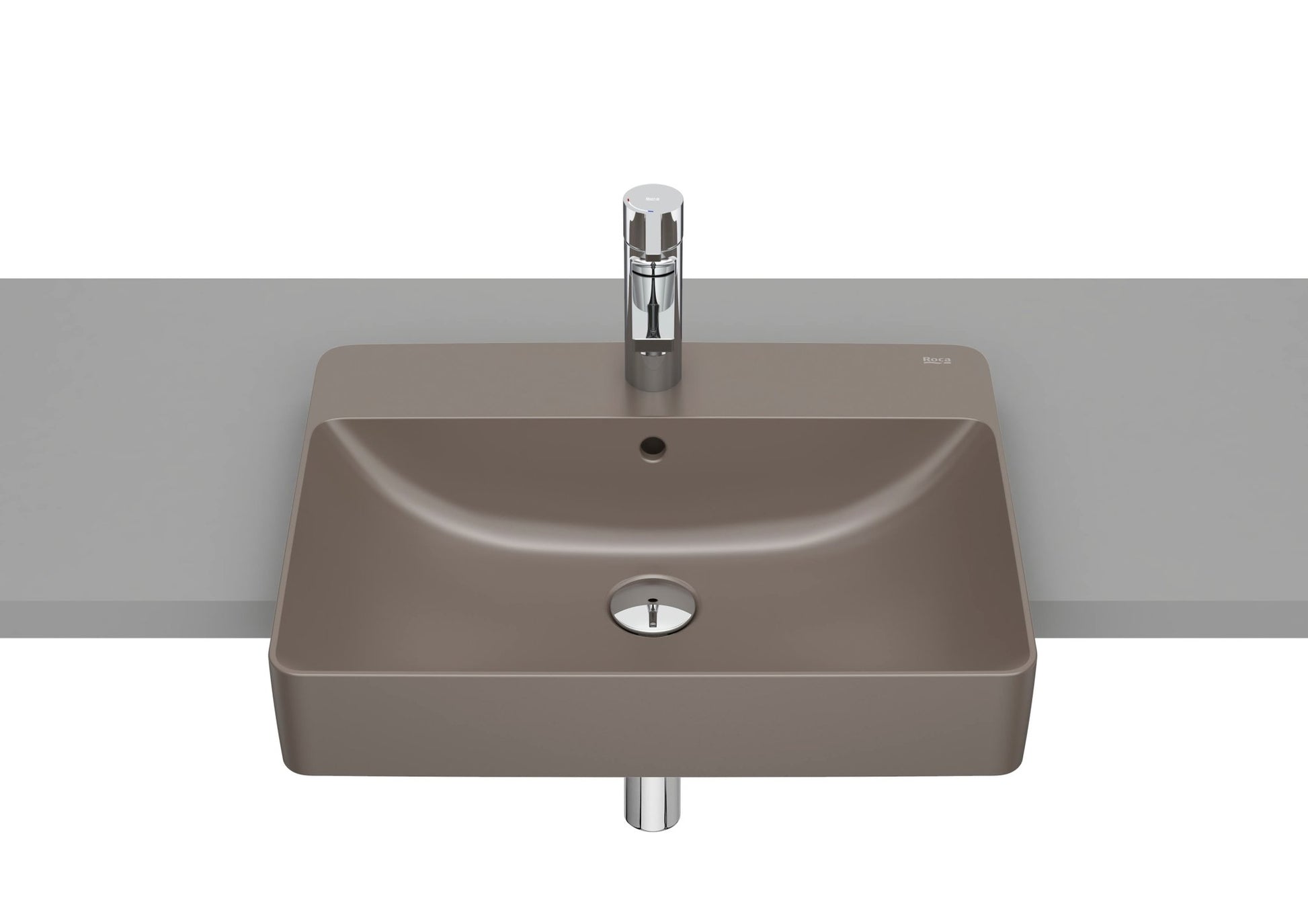 Roca - Lavabo Inspira de Fineceramic® de semiempotrar - BricoandPool