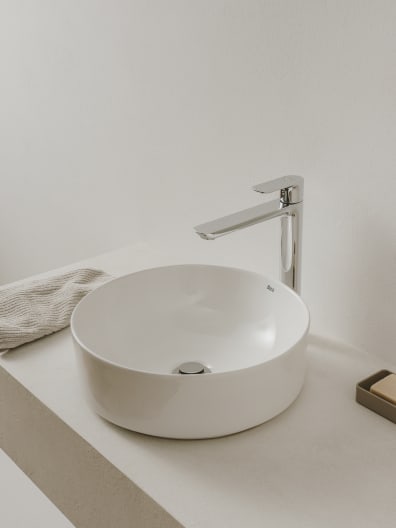 Roca - Lavabo Ona de Fineceramic® de sobre encimera - BricoandPool