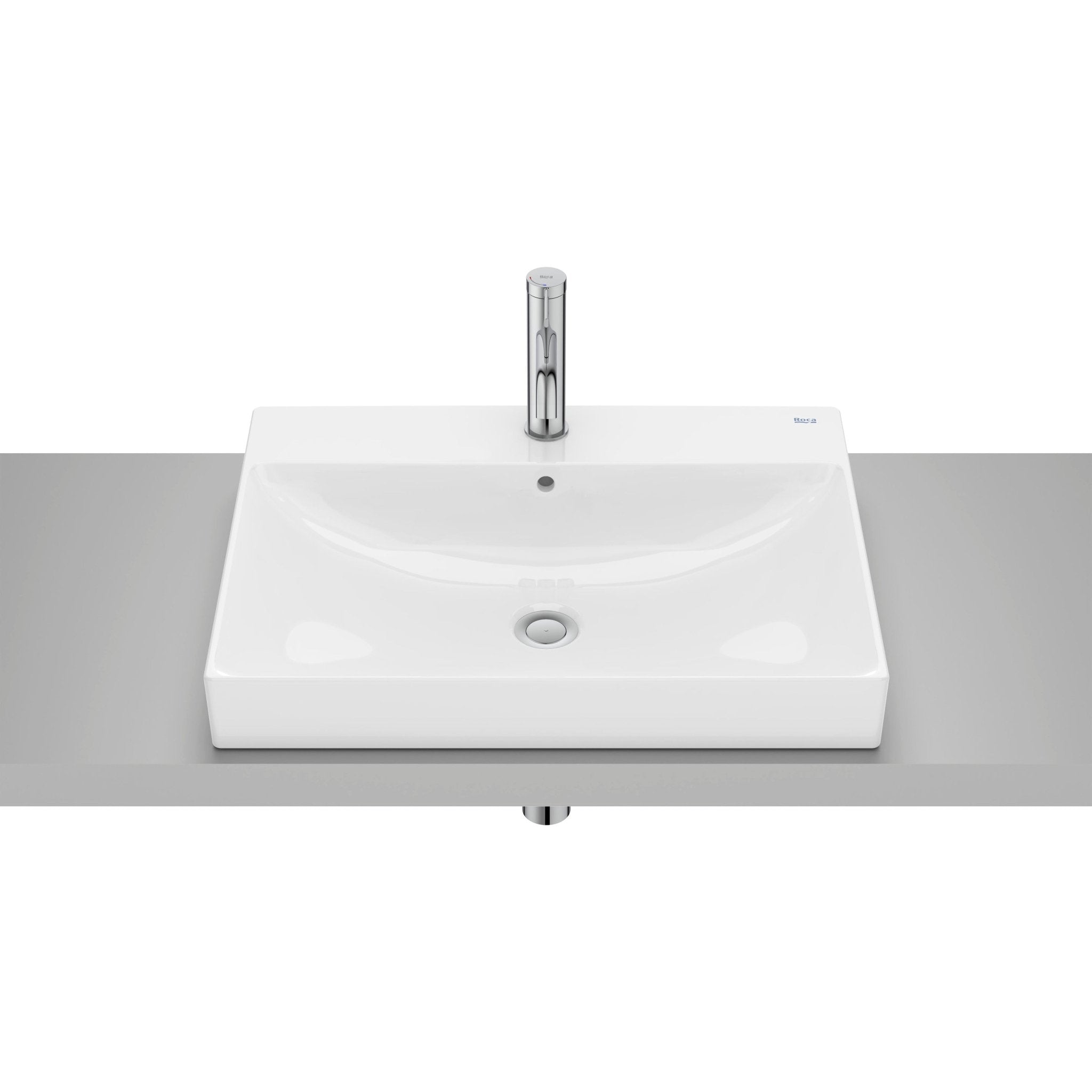 Roca - Lavabo Ona de Fineceramic® de sobre encimera - BricoandPool