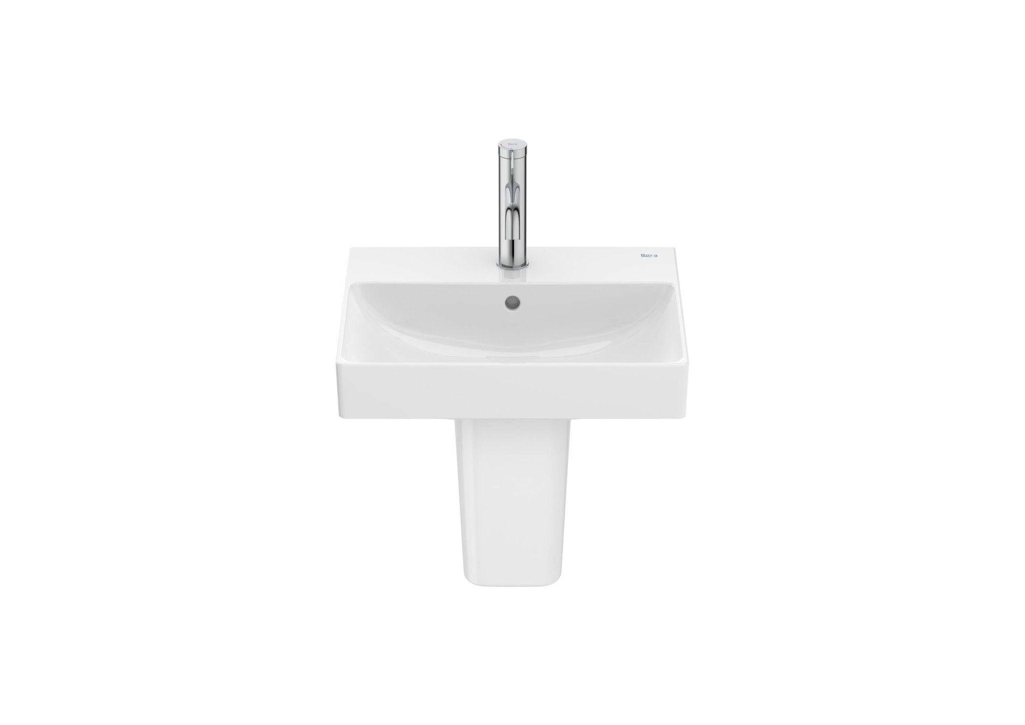 Roca - Lavabo Ona de Fineceramic® mural compacto - BricoandPool