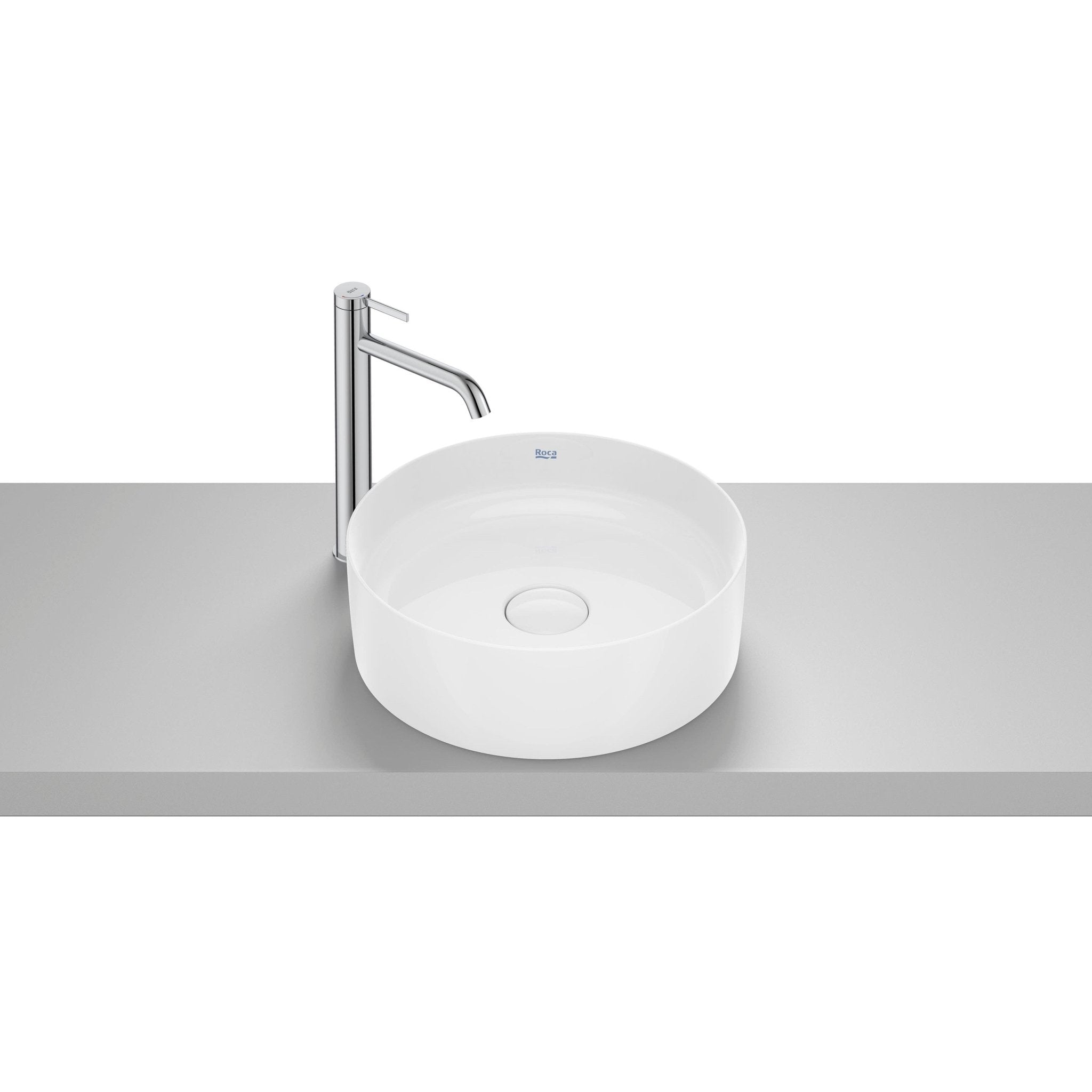 Roca - Lavabo Terra de Fineceramic® de sobre encimera - BricoandPool