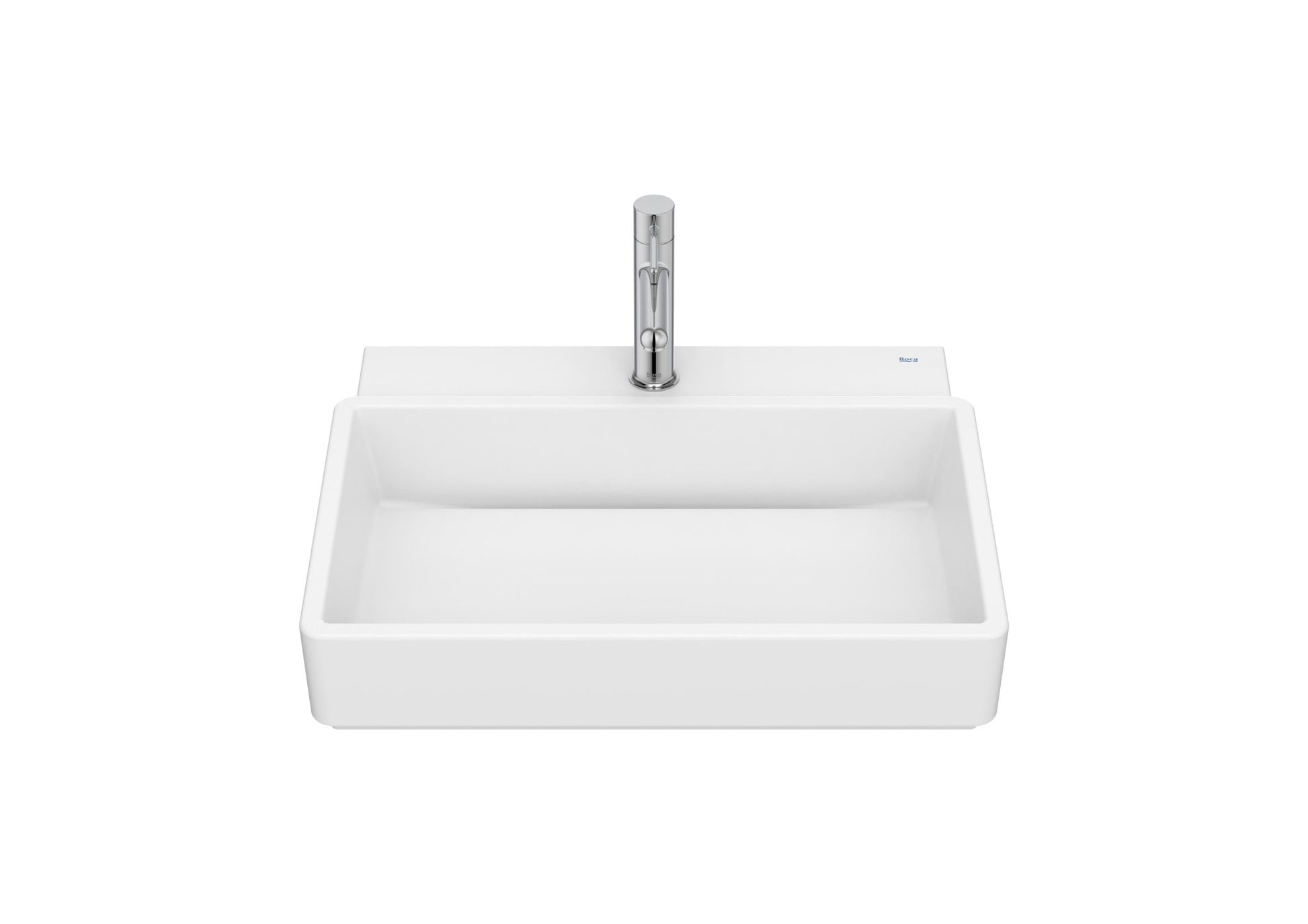 Roca - Lavabo Tura mural con un orificio para grifería - BricoandPool