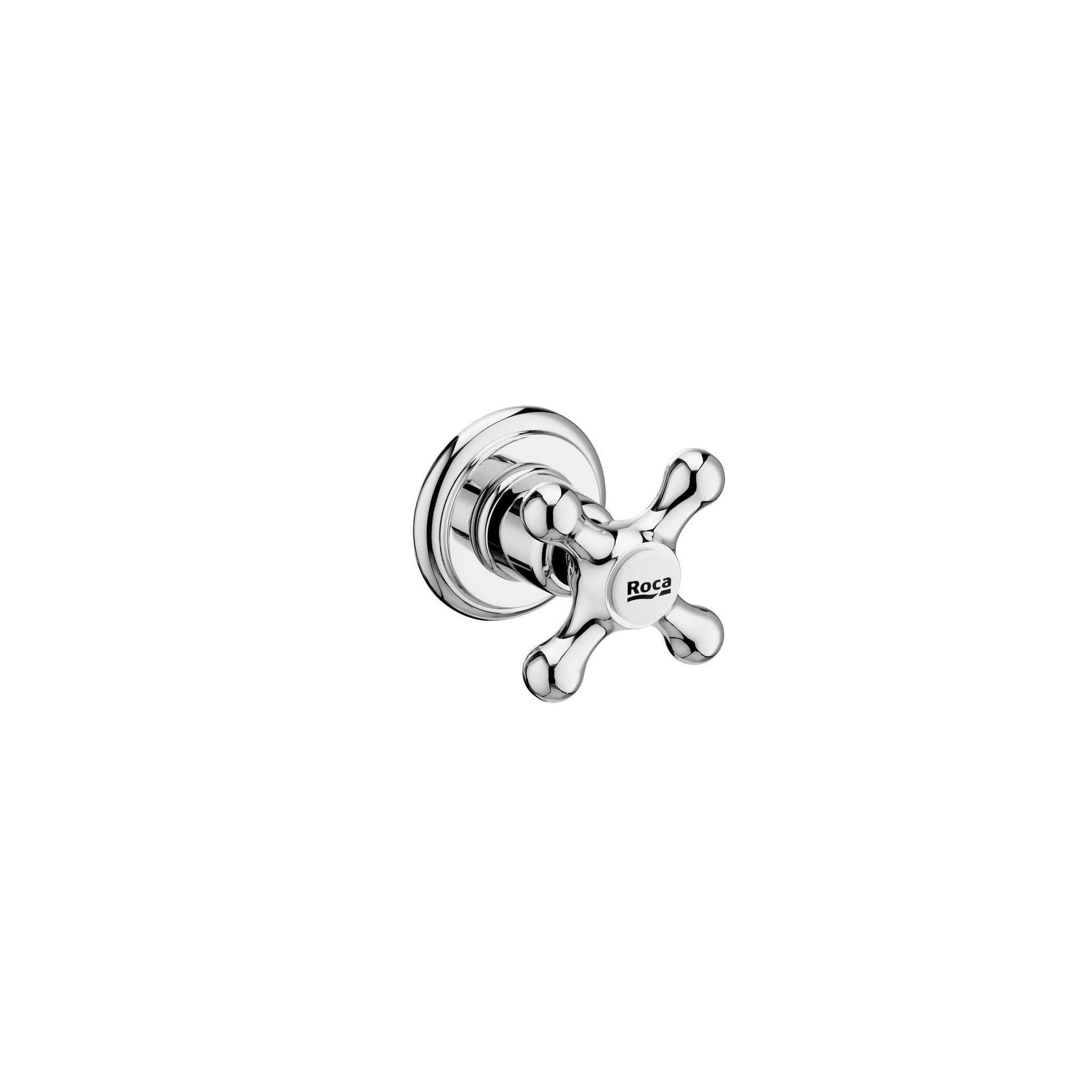 Roca - Llave de paso recto de 1/2" A5A154BC00 - BricoandPool