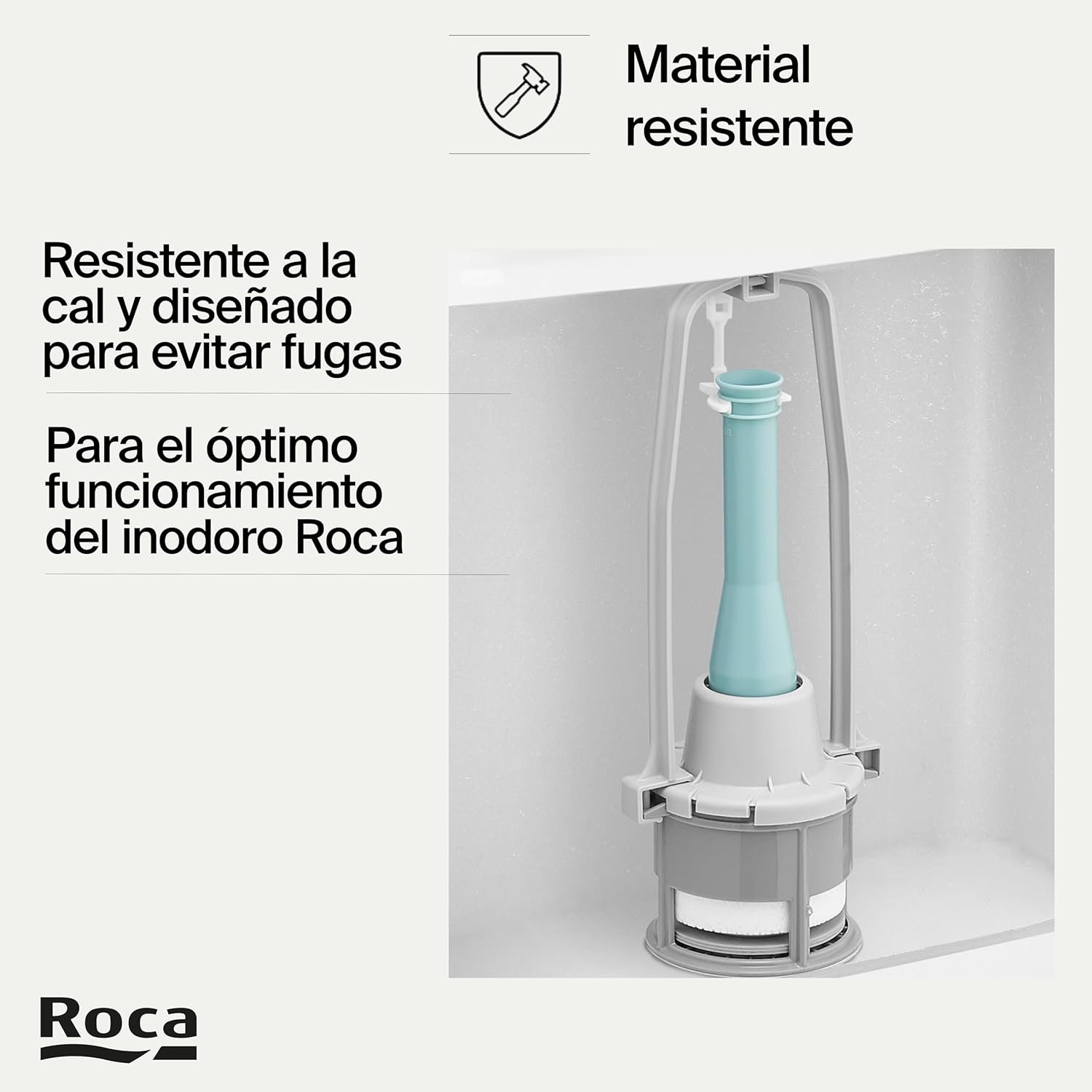 Roca - Mecanismo de descarga simple (AH0003200R) - BricoandPool