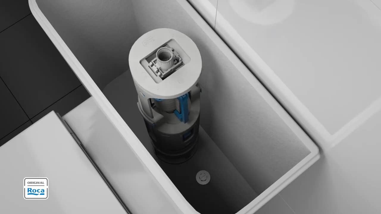Roca - Mecanismo de doble descarga Plus con 2 pulsadores (A822505500) - BricoandPool