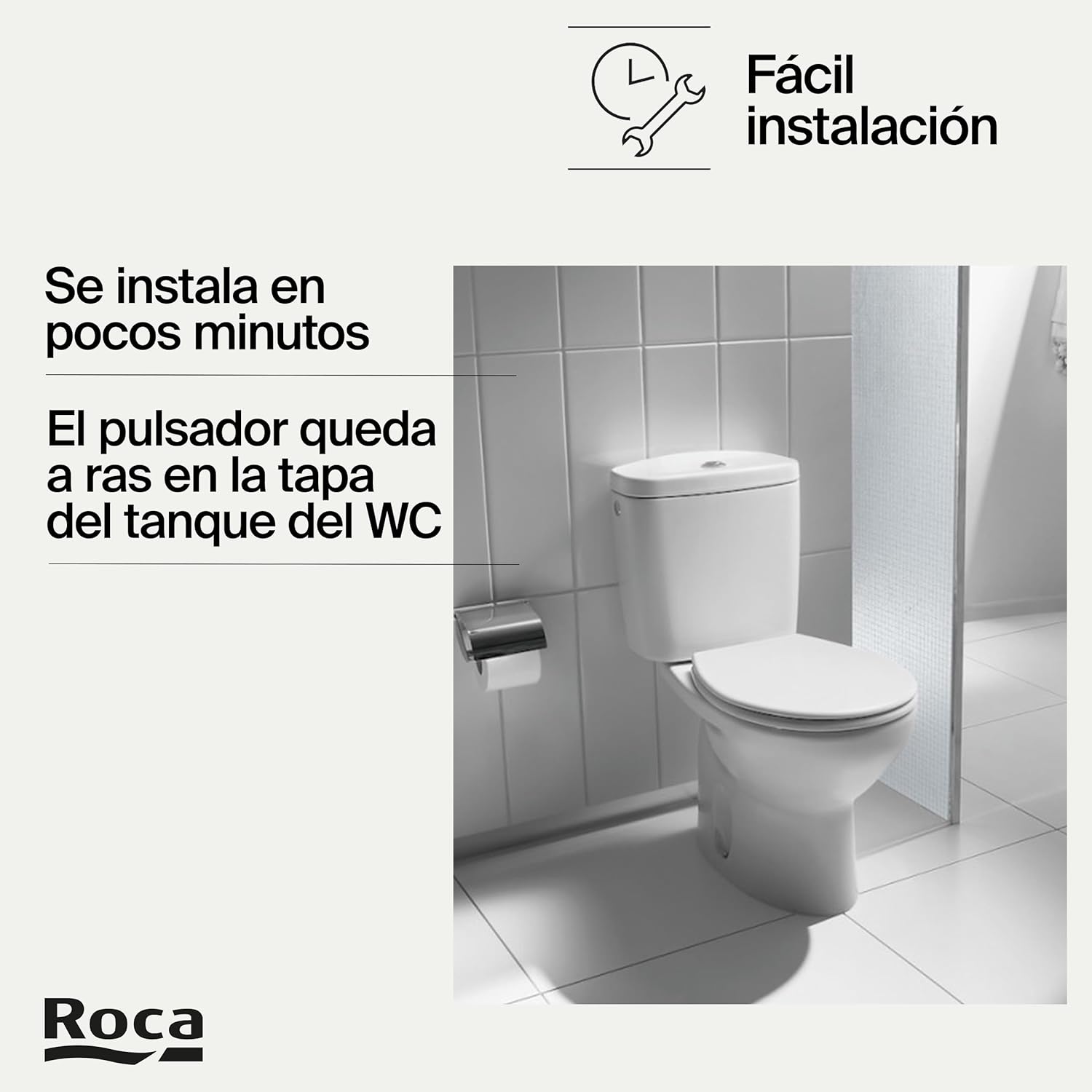 Roca - Mecanismo Descarga Kit G Doble Pulsador C P/ D1D - BricoandPool