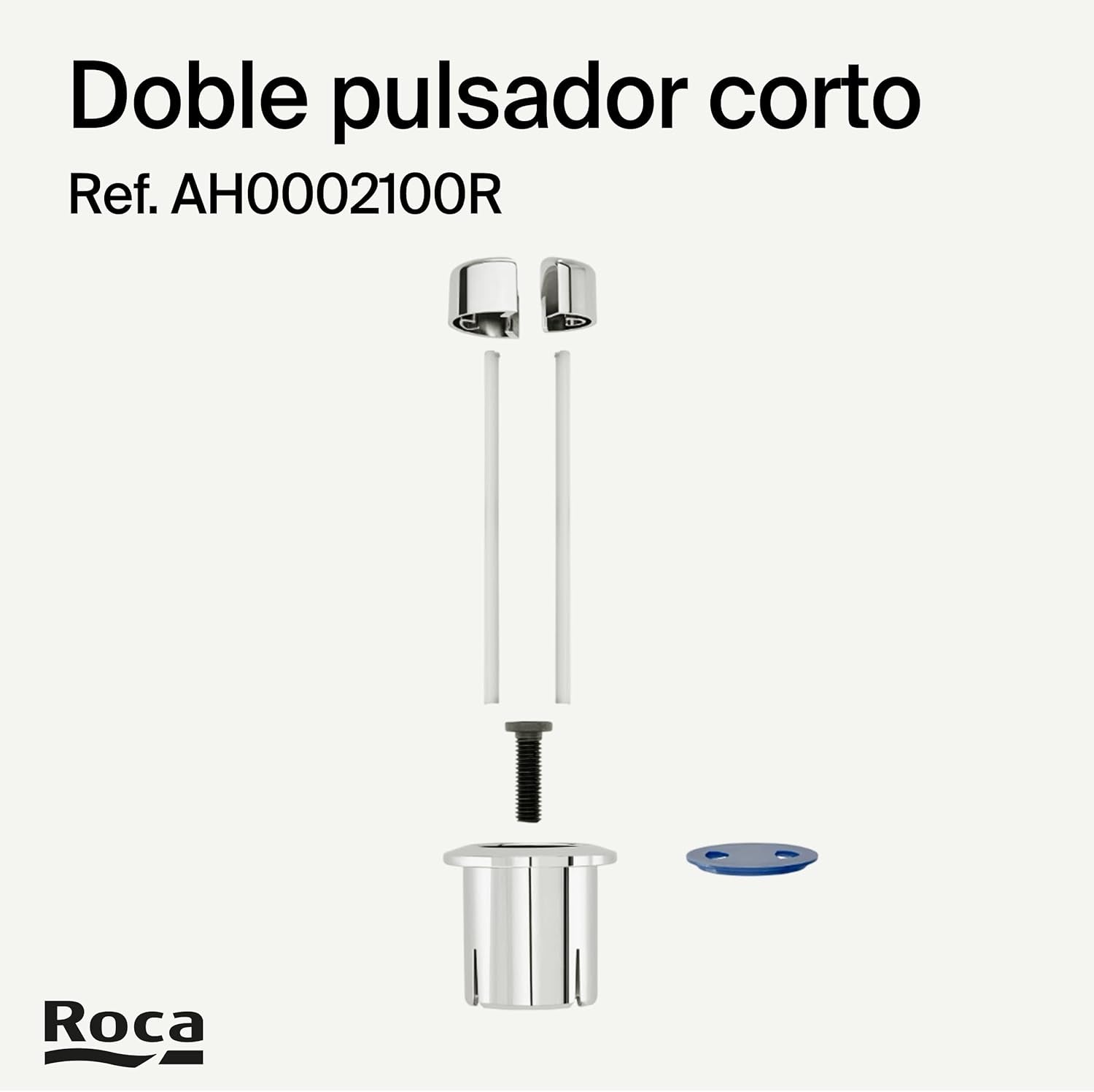 Roca - Mecanismo Descarga Kit G Doble Pulsador C P/ D1D - BricoandPool
