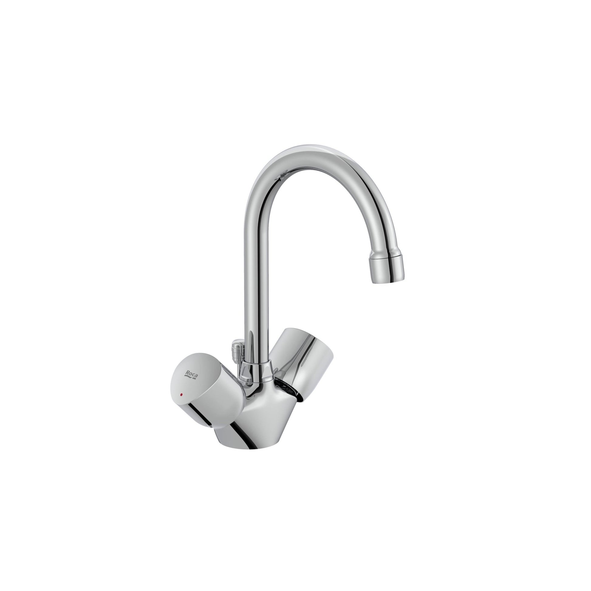 Roca - Mezclador bimando para lavabo con caño giratorio Brava A5A368EC00 - BricoandPool