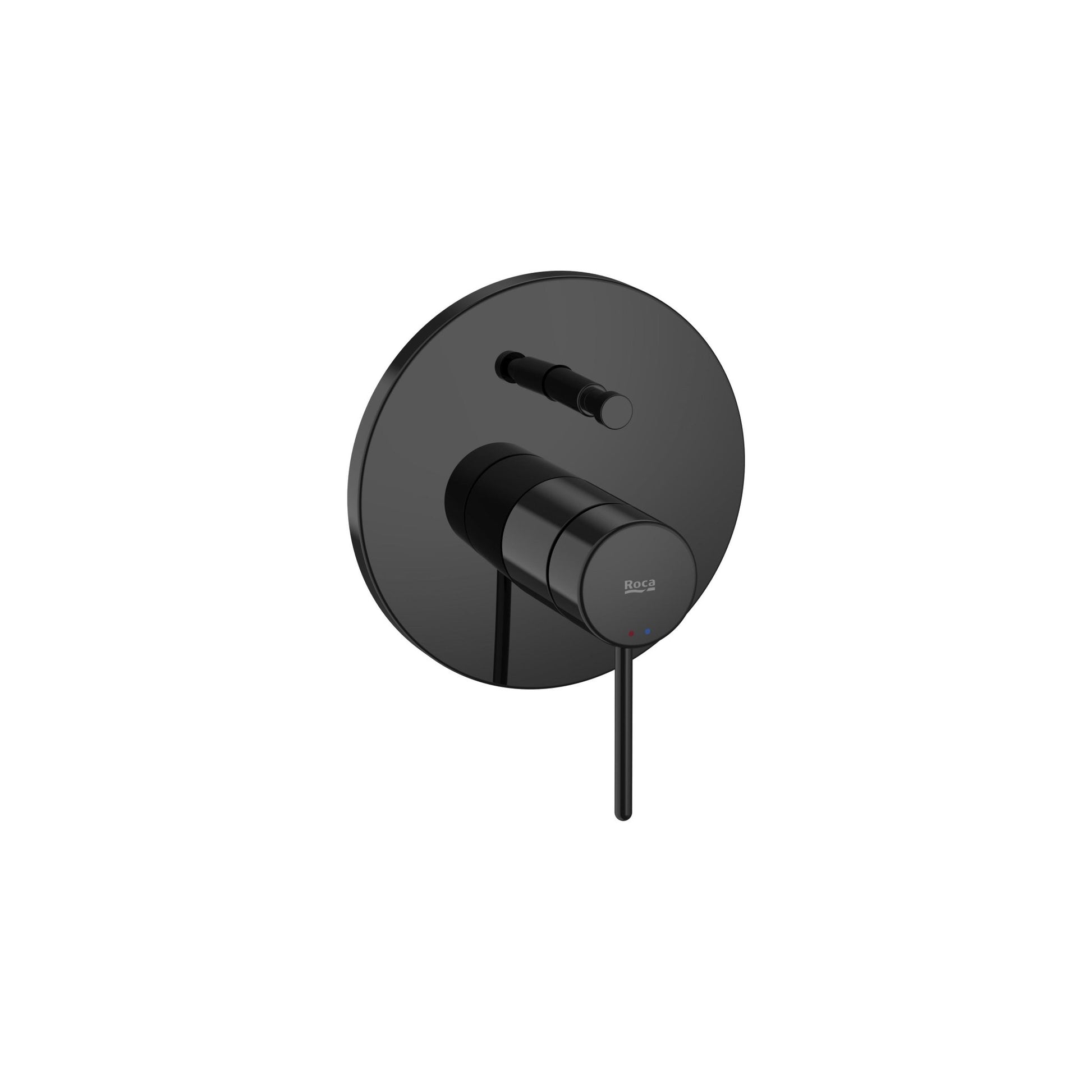 Roca - Mezclador empotrable para baño - ducha con maneta Pin Negro Titanio Nu, A5A0B3FCN0 . A completar con RocaBox A525869403 - BricoandPool