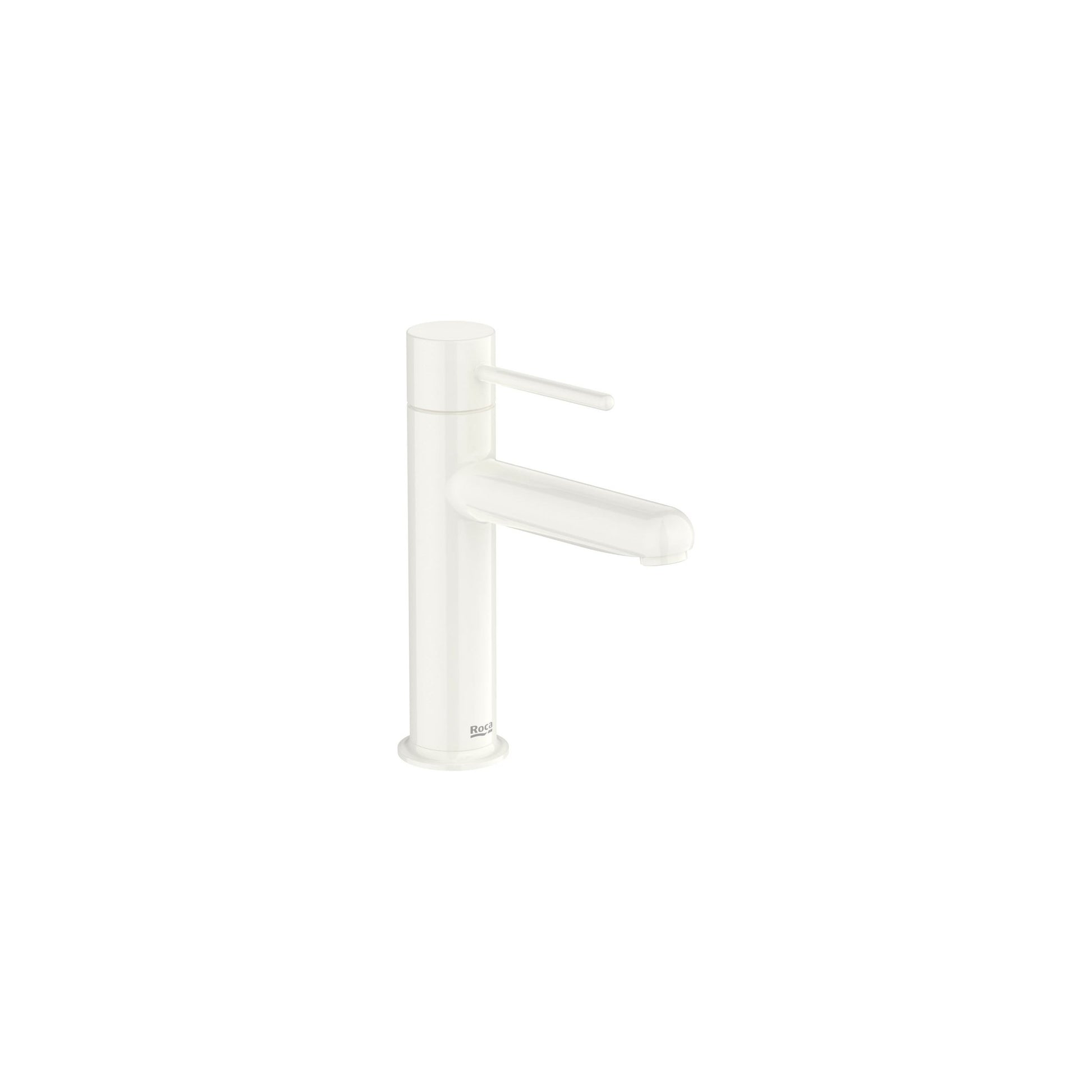 Roca - Mezclador monomando de cuerpo liso para lavabo Blanco, Nu A5A323FP30 - BricoandPool