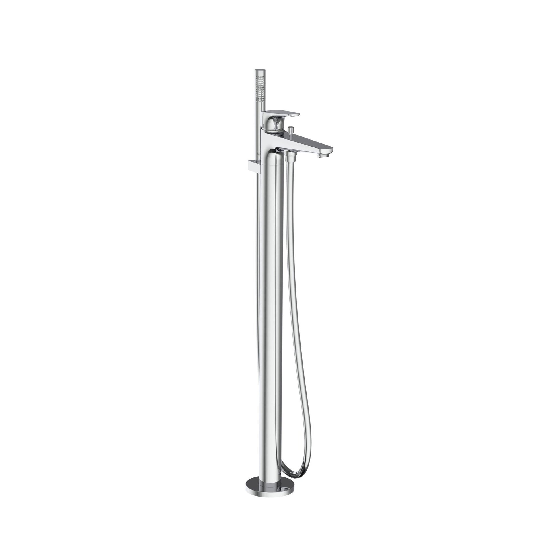 Roca - Mezclador monomando de pie para bañera con inversor automático Atlas A5A2790C00 - BricoandPool