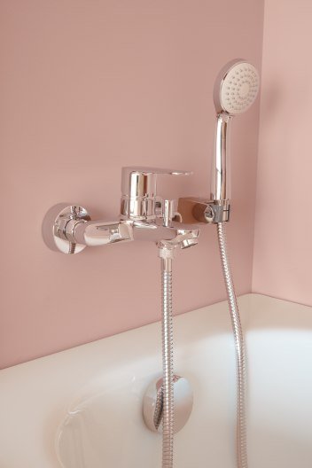 Roca - Mezclador monomando exterior baño - ducha con inversor automático Victoria Plus A5A014FC00 - BricoandPool