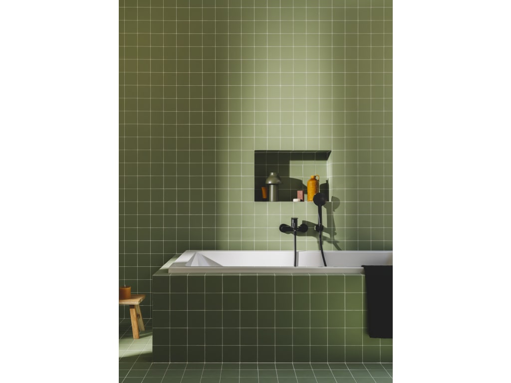 Roca - Mezclador monomando exterior negro mate Cala A5A026ENB0 - BricoandPool