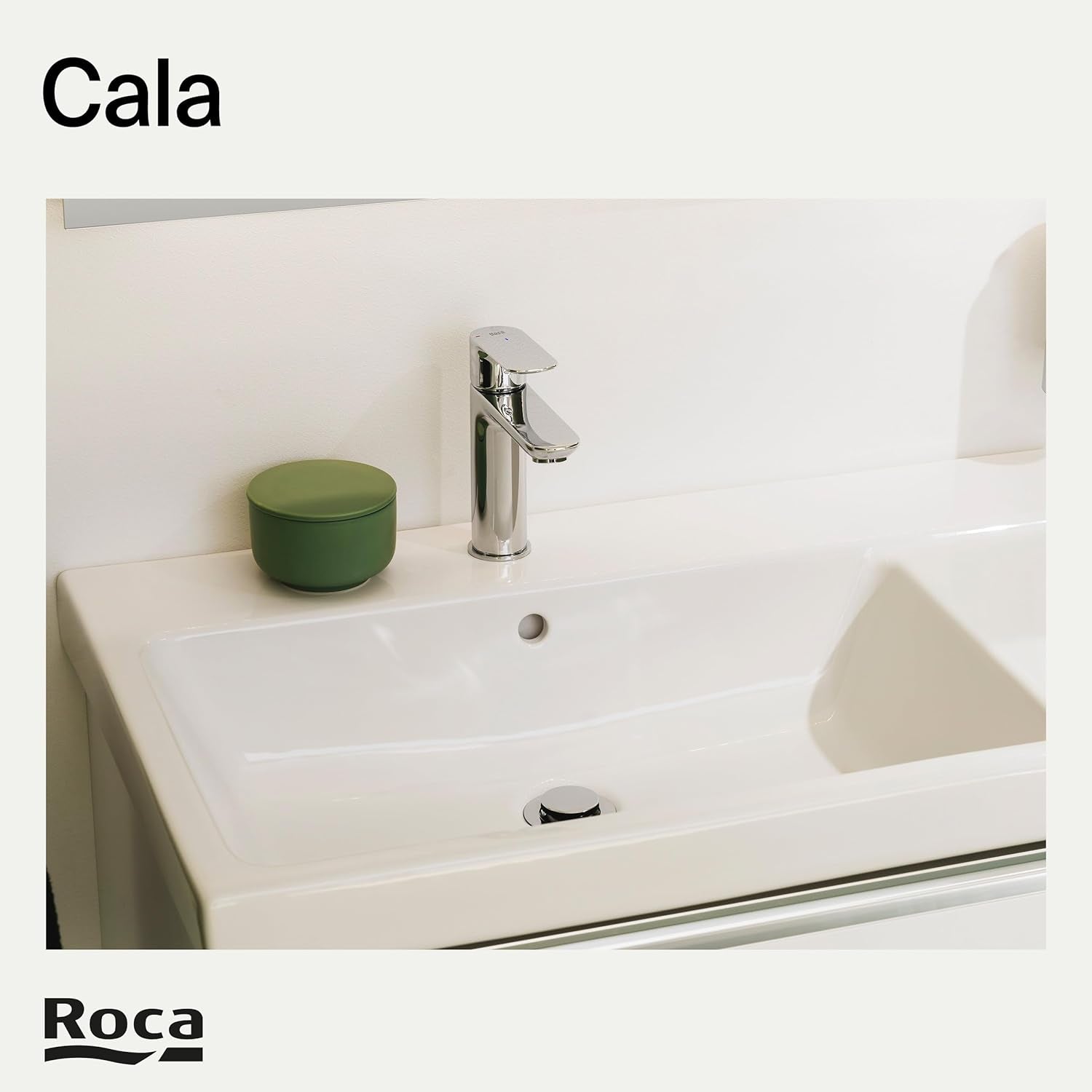 Roca - Mezclador monomando para lavabo Cala A5A326EC00 - BricoandPool