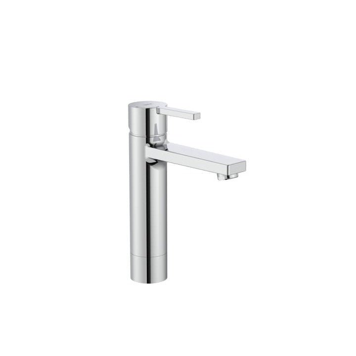 Roca - Mezclador monomando para lavabo con caño mezzo y cuerpo liso Naia A5A3D96C00 - BricoandPool