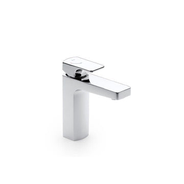 Roca - Mezclador monomando para lavabo con cuerpo liso y desagüe click - clack L90 A5A3F01C00 - BricoandPool