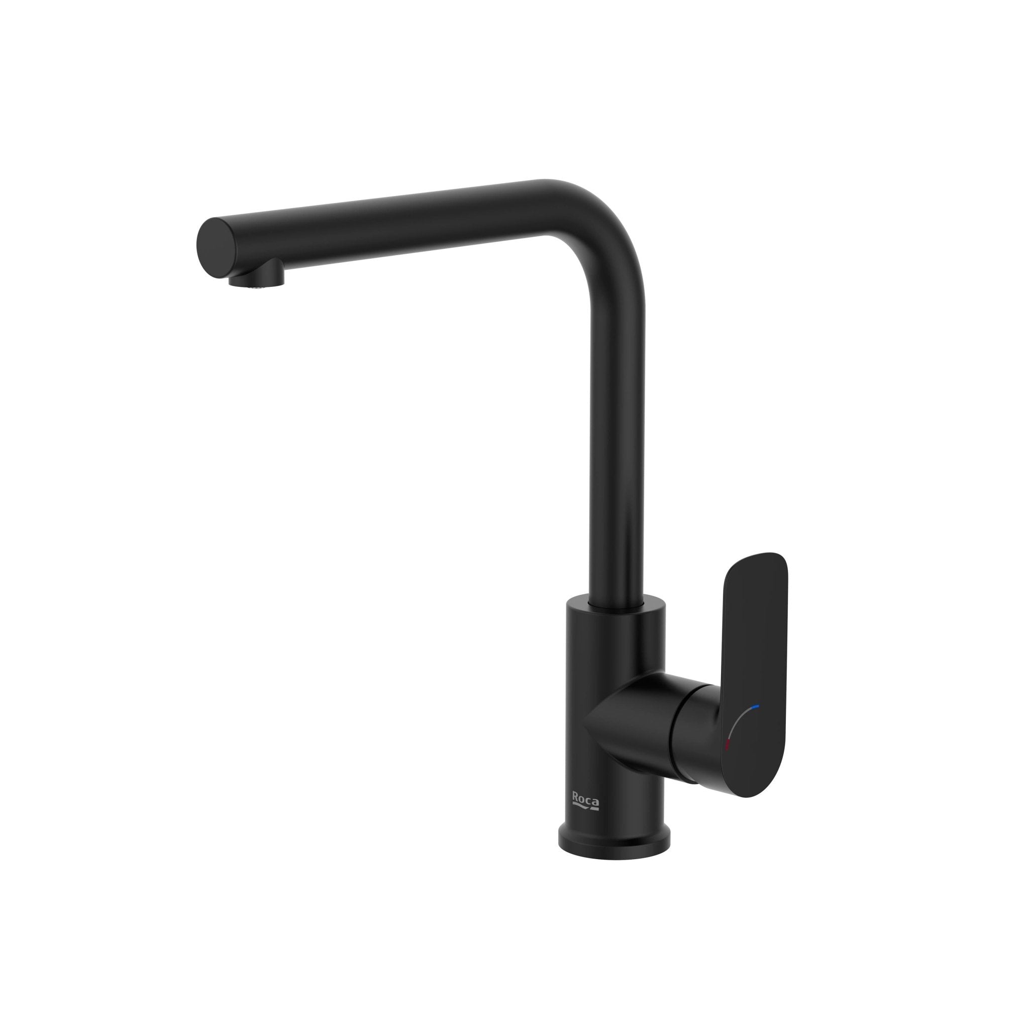 Roca - Mezclador para cocina con caño giratorio Cala Negro Mate A5A836ENB0 - BricoandPool