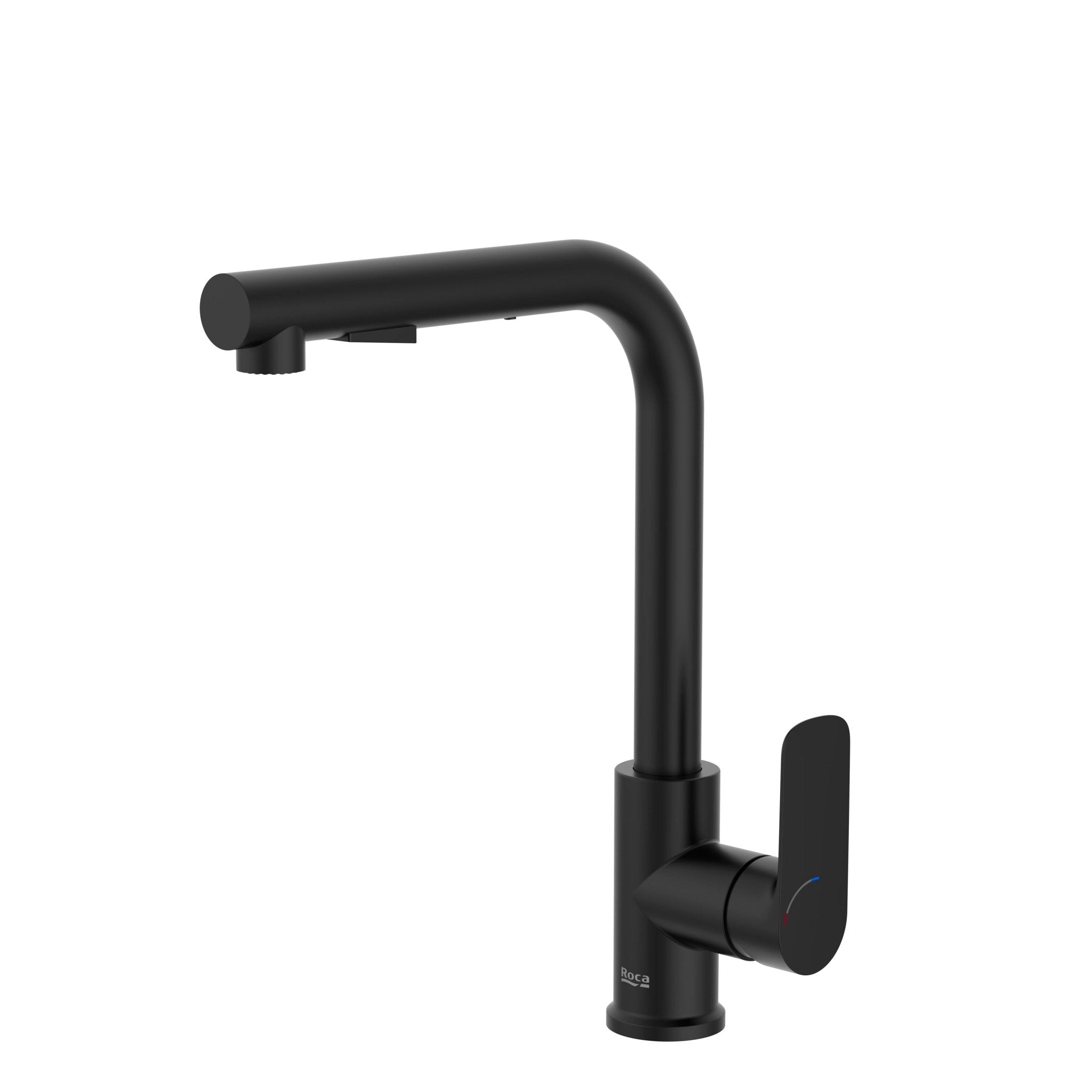 Roca - Mezclador para cocina con caño giratorio Cala Negro Mate A5A856ENB0 - BricoandPool