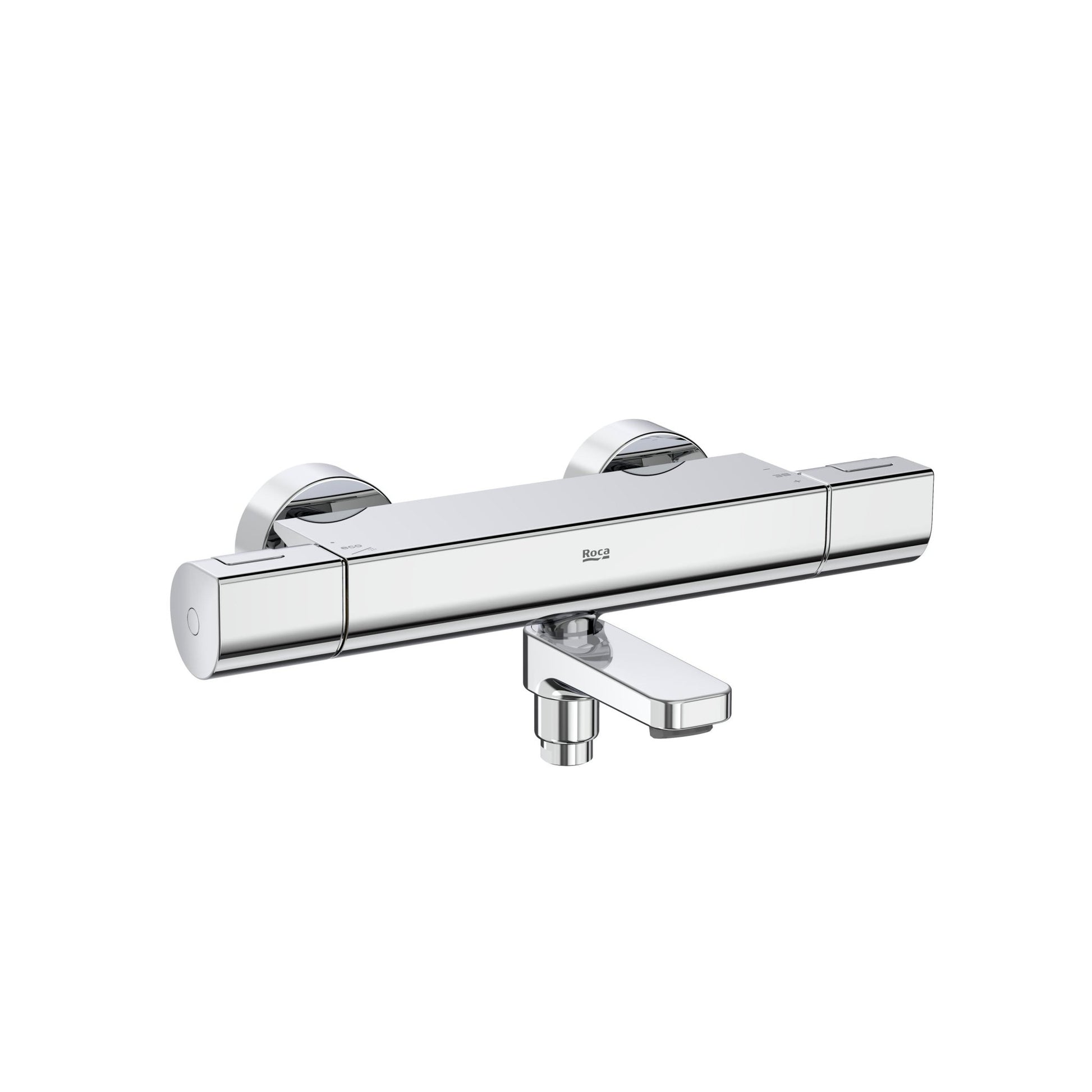Roca - Mezclador termostático exterior para baño - ducha Cromado T - 1000 A5A1E2EC00 - BricoandPool
