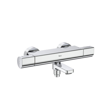 Roca - Mezclador termostático exterior para baño - ducha Cromado T - 1000 A5A1E2EC00 - BricoandPool
