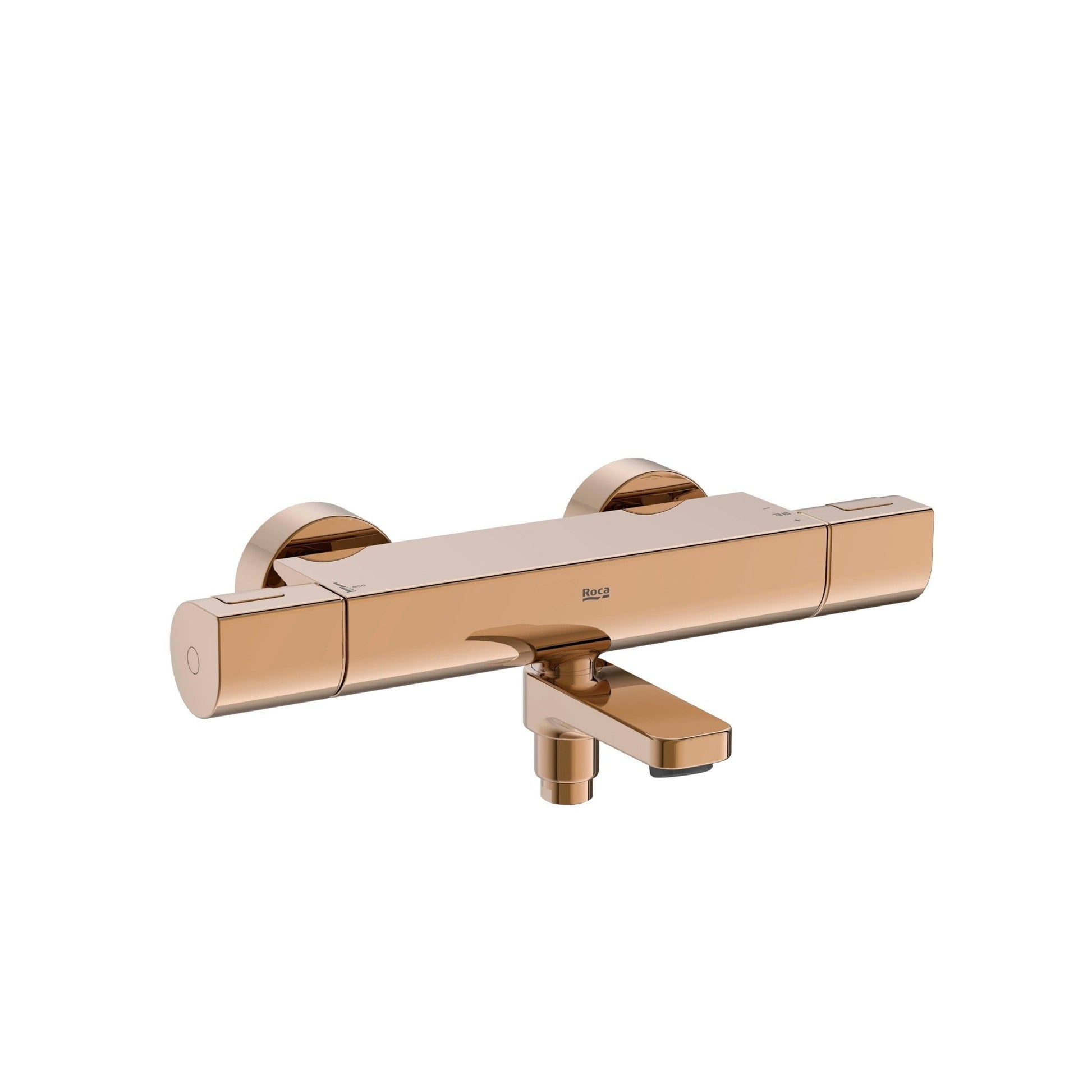 Roca - Mezclador termostático exterior para baño - ducha Oro Rosado T - 1000 A5A1E2ERG0 - BricoandPool