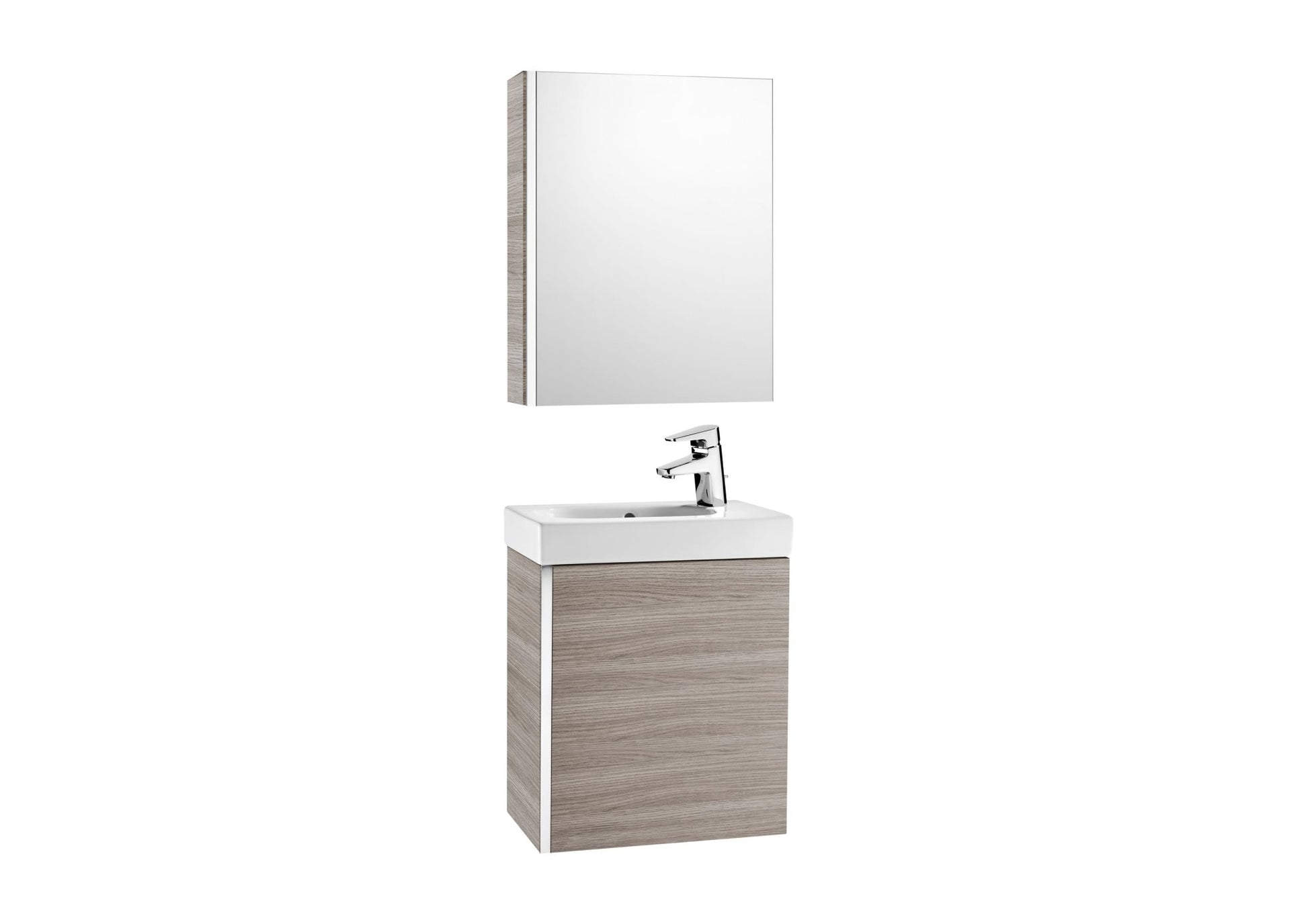 Roca - Mini Mueble base Pack lavabo y armario espejo - BricoandPool