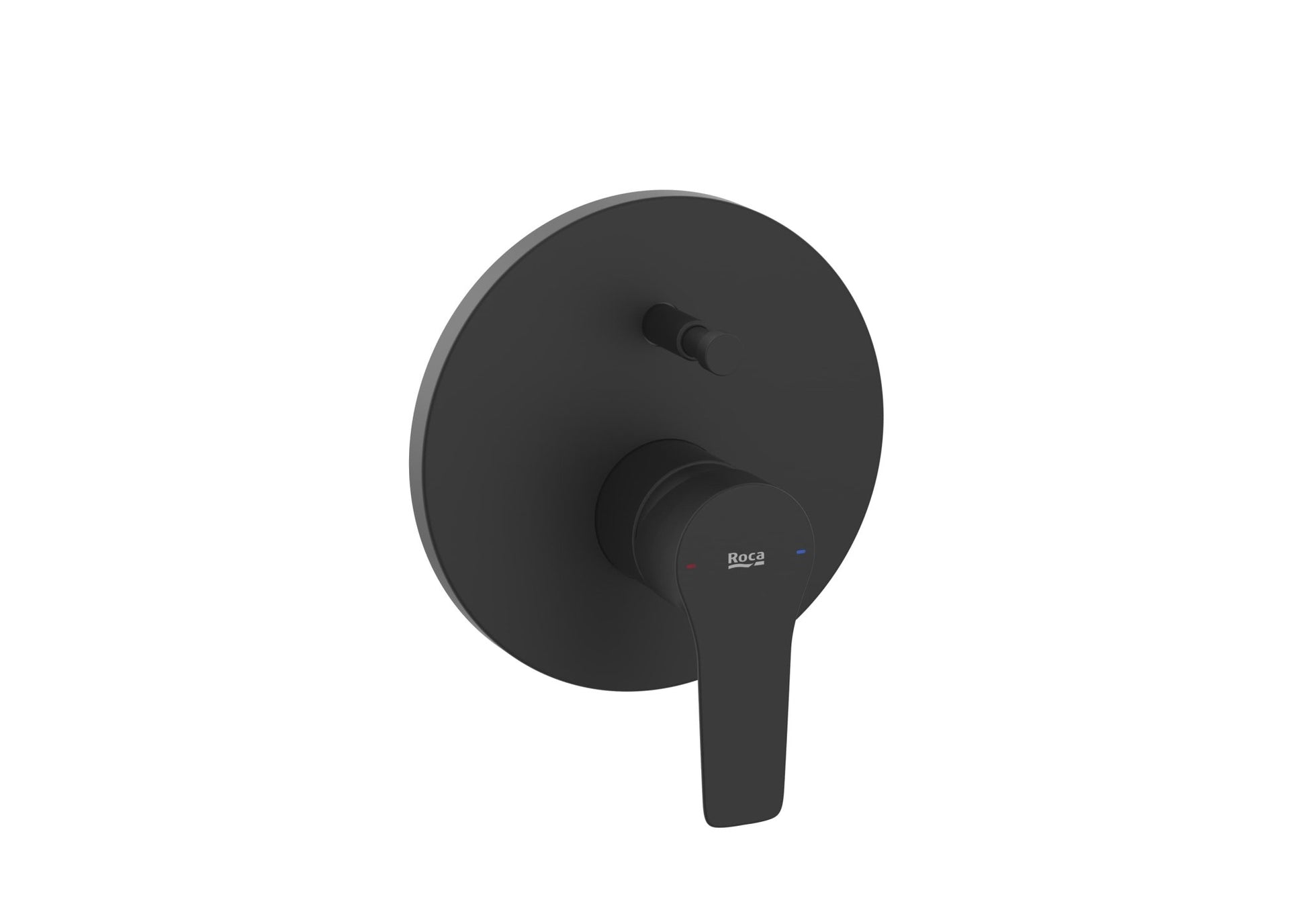 Roca - Monodin grifería empotrable para baño - ducha (2 vías) con inversor automático, negro mate A5A068GNB0. - BricoandPool