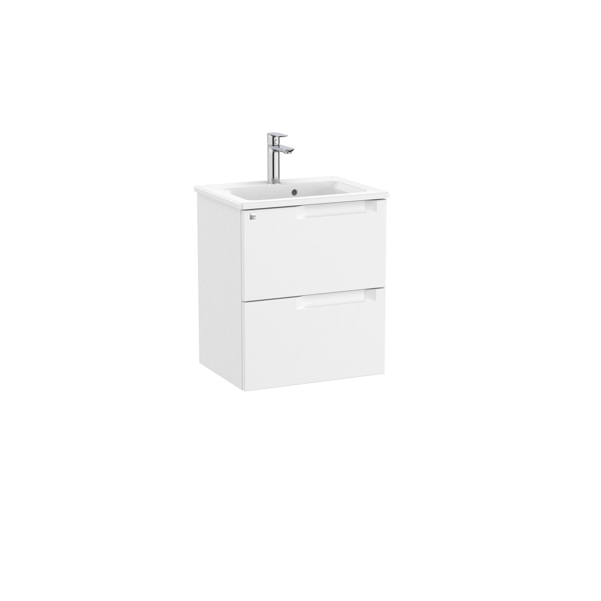 Roca - Mueble base Aleyda Unik compacto de dos cajones y lavabo - BricoandPool