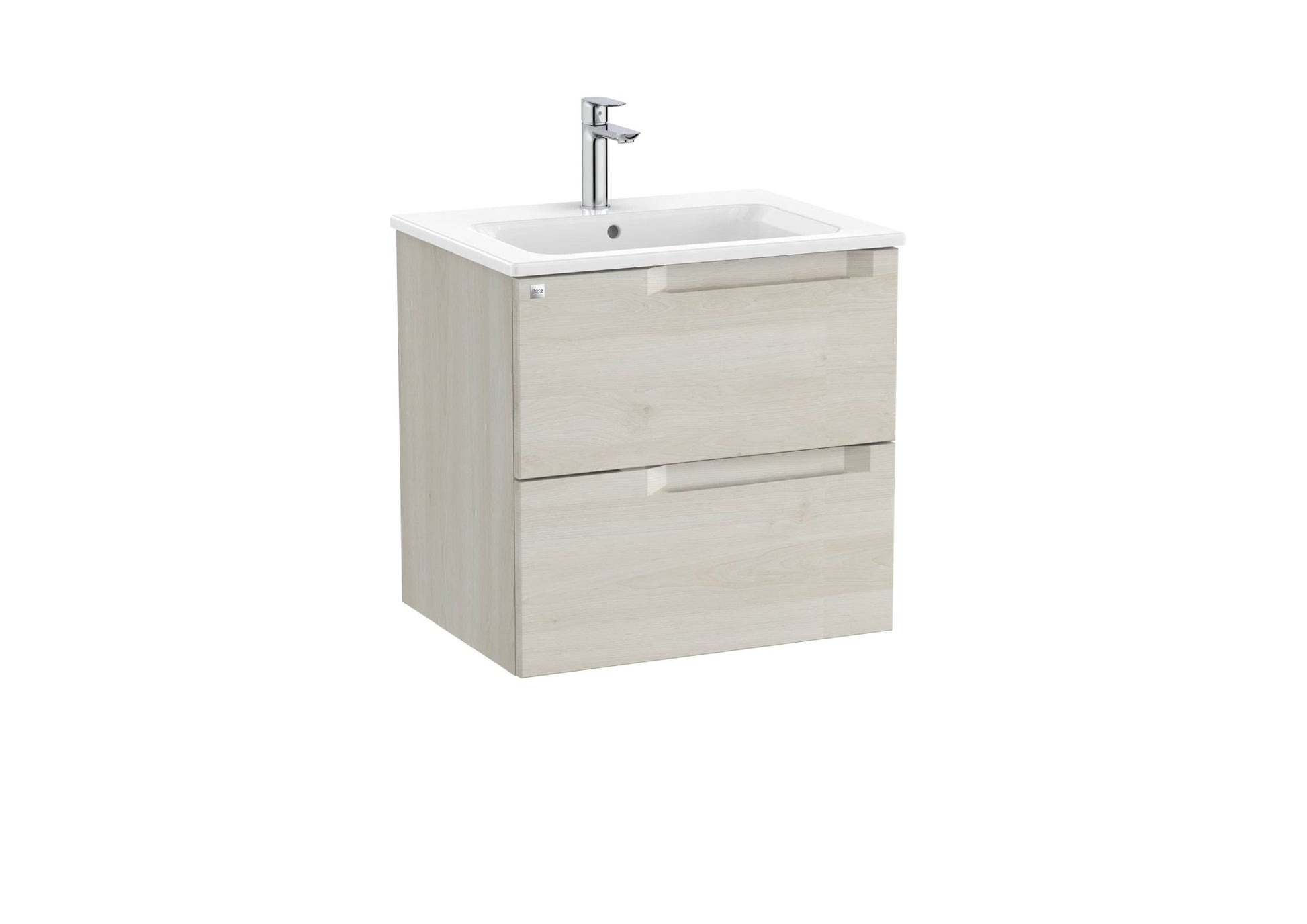 Roca - Mueble base Aleyda Unik de dos cajones y lavabo - BricoandPool