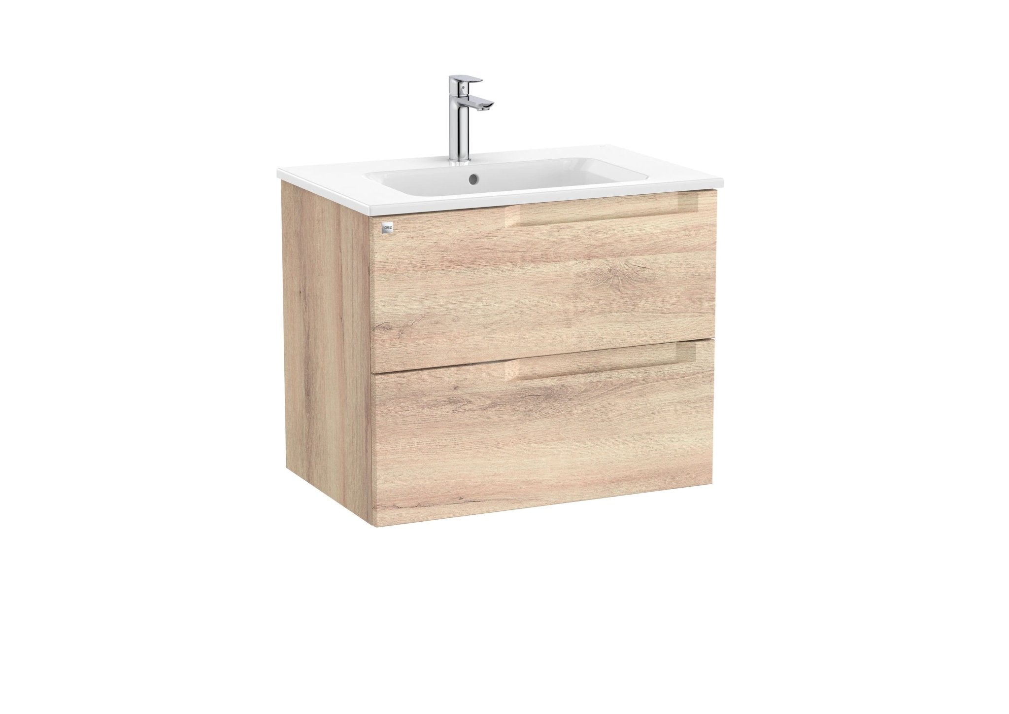 Roca - Mueble base Aleyda Unik de dos cajones y lavabo - BricoandPool