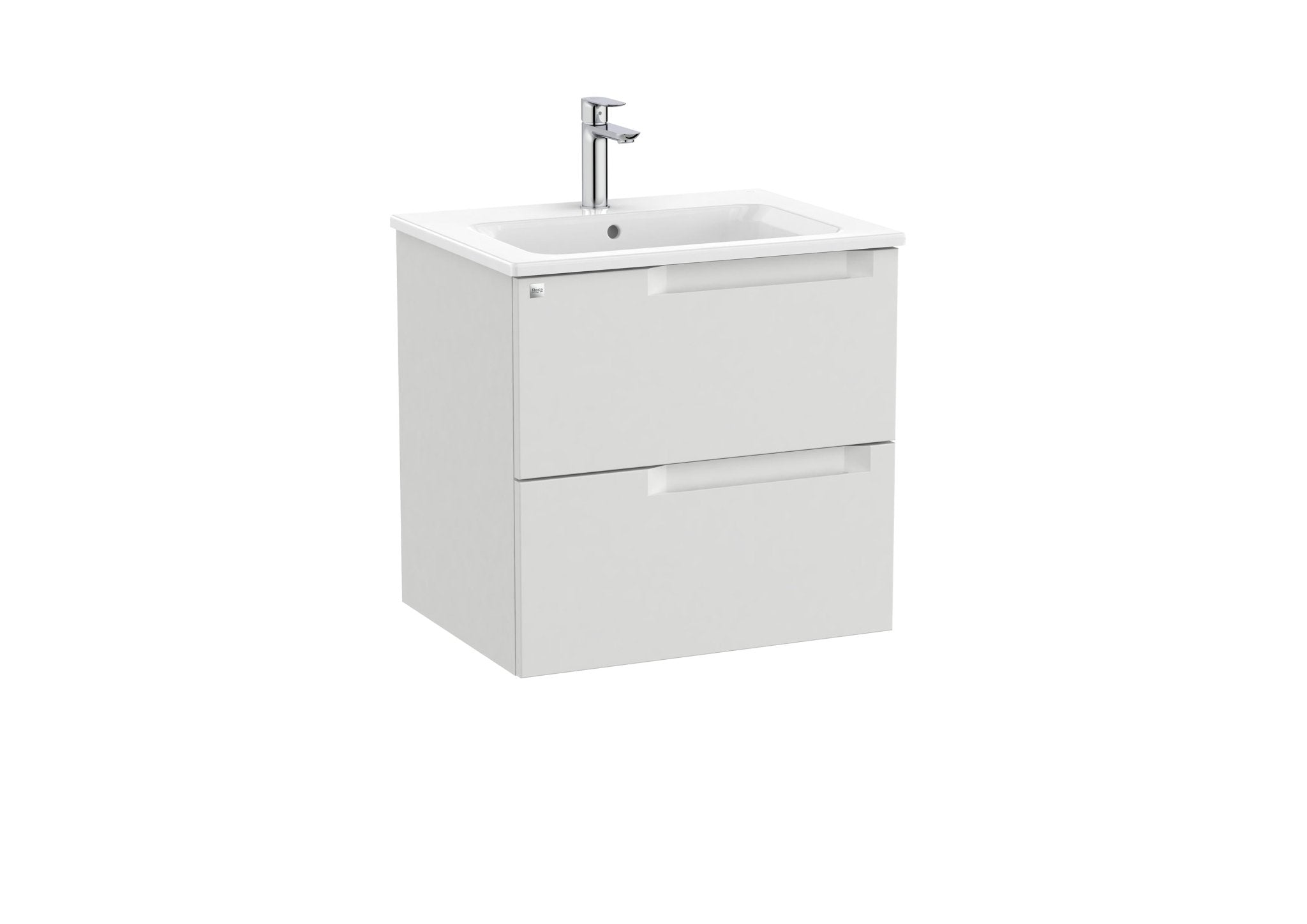 Roca - Mueble base Aleyda Unik de dos cajones y lavabo - BricoandPool