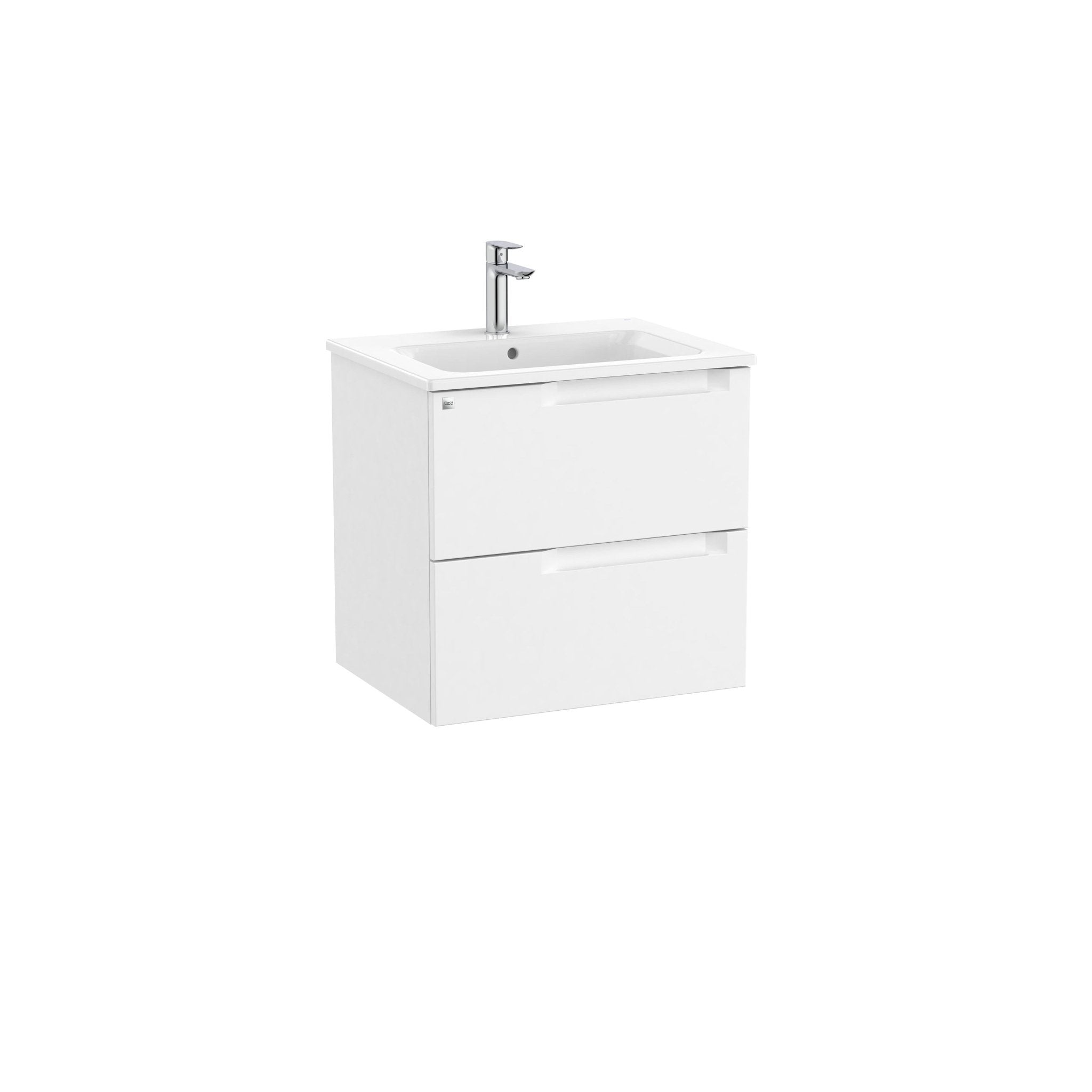 Roca - Mueble base Aleyda Unik de dos cajones y lavabo - BricoandPool