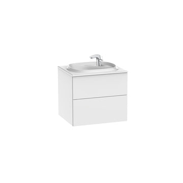 Roca - Mueble base Beyond Unik de dos cajones y lavabo de Fineceramic® - BricoandPool