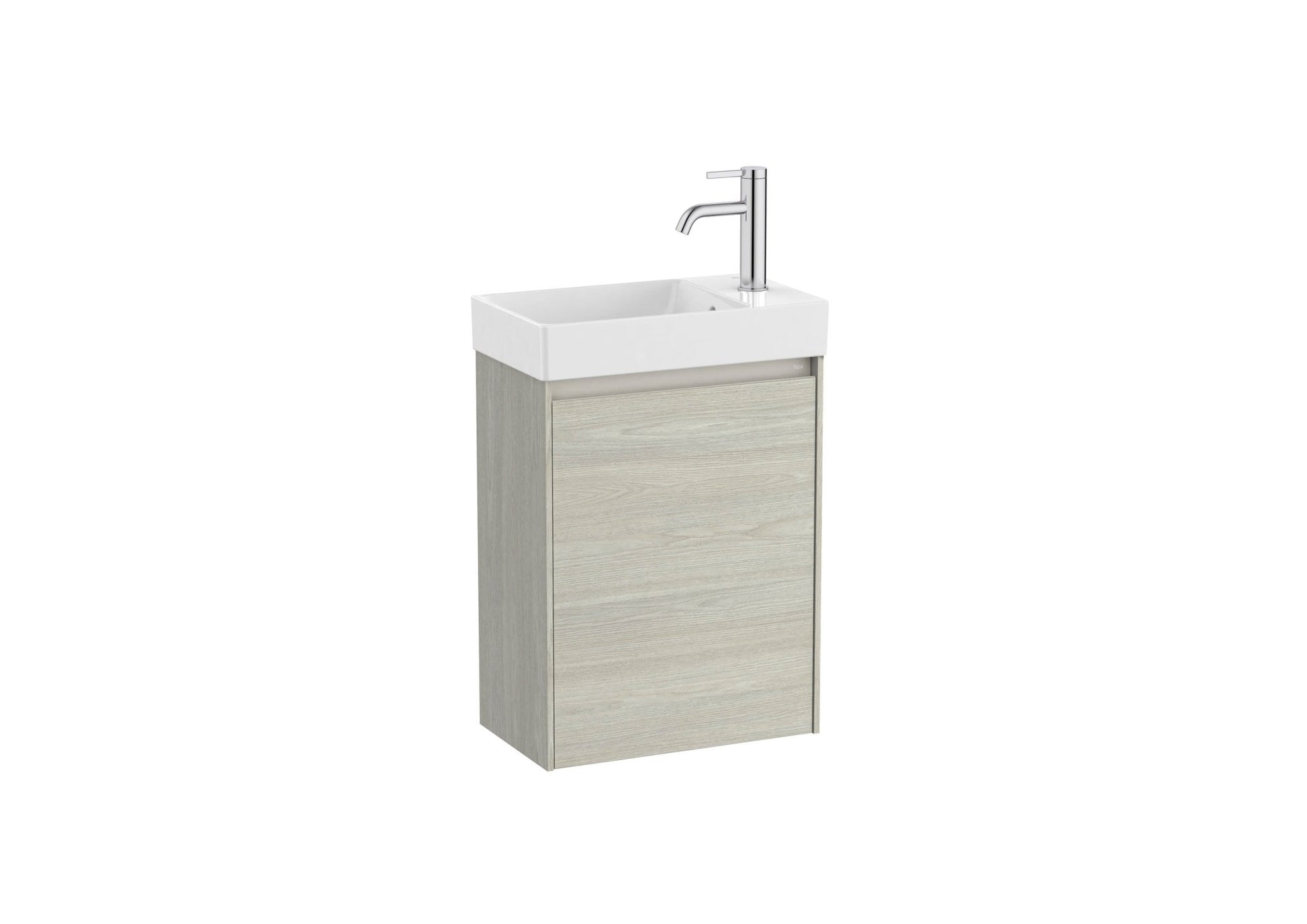 Roca - Mueble base Ona Unik compacto de una puerta y lavabo de Fineceramic® - BricoandPool
