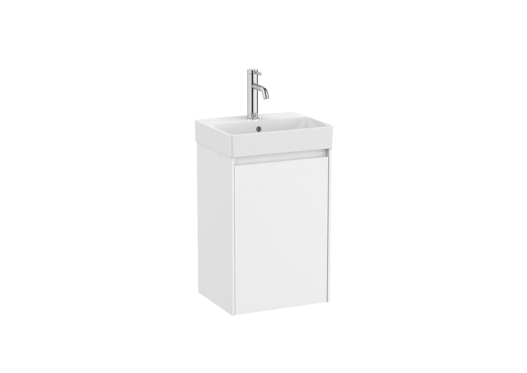 Roca - Mueble base Ona Unik compacto de una puerta y lavabo de Fineceramic® - BricoandPool