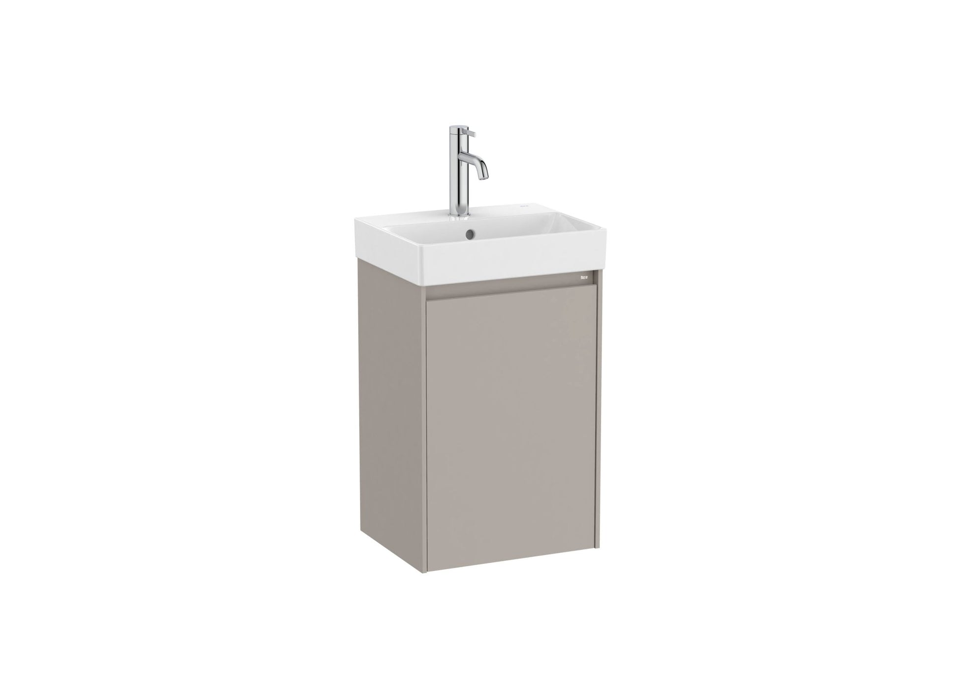 Roca - Mueble base Ona Unik compacto de una puerta y lavabo de Fineceramic® - BricoandPool