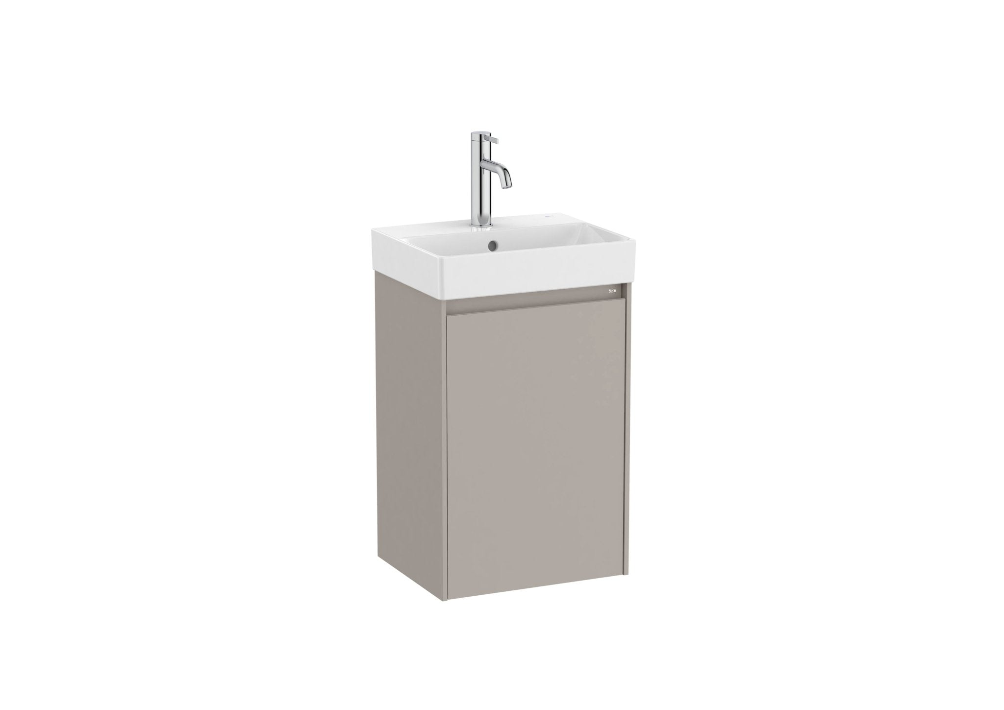 Roca - Mueble base Ona Unik compacto de una puerta y lavabo de Fineceramic® - BricoandPool