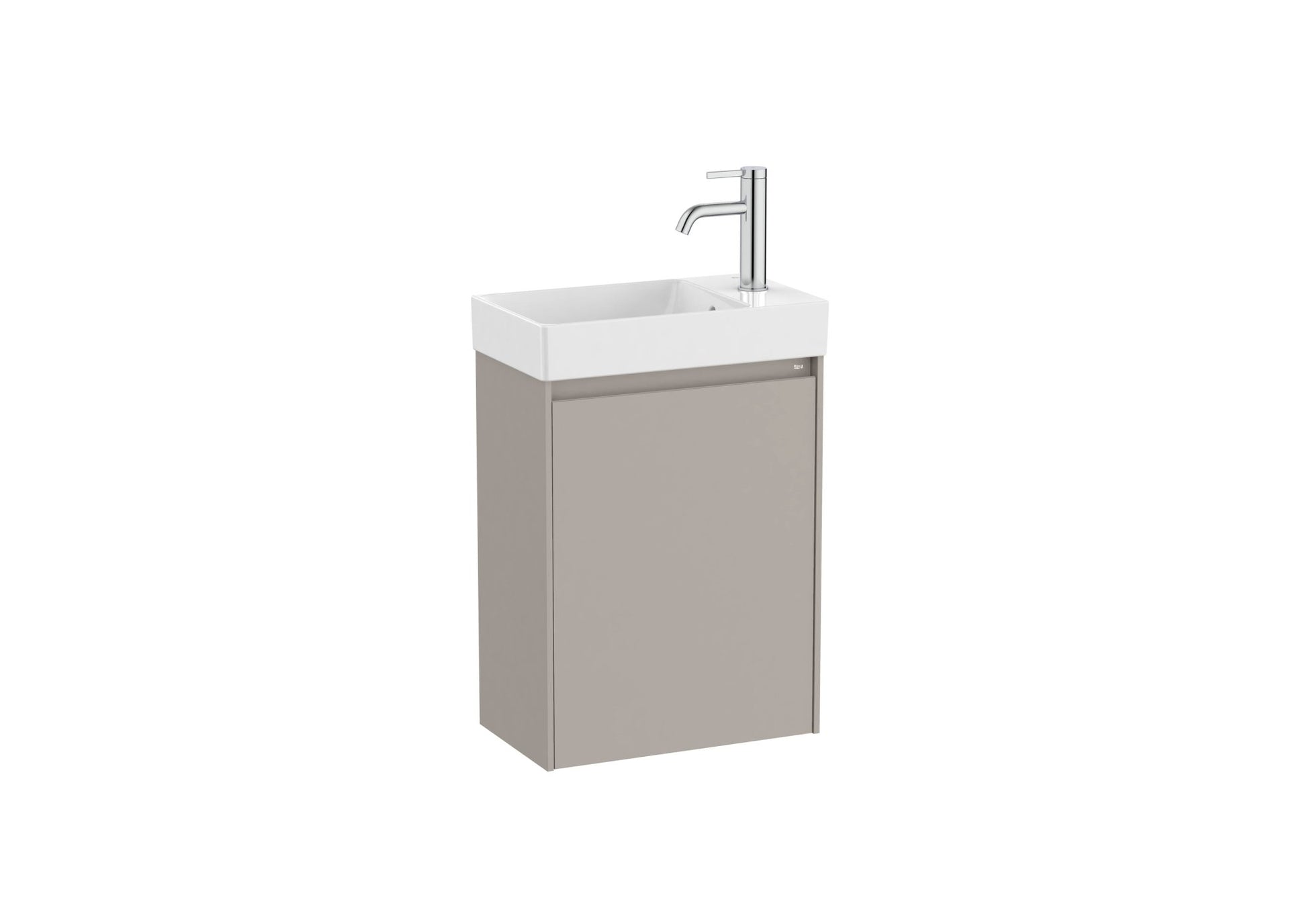 Roca - Mueble base Ona Unik compacto de una puerta y lavabo de Fineceramic® - BricoandPool