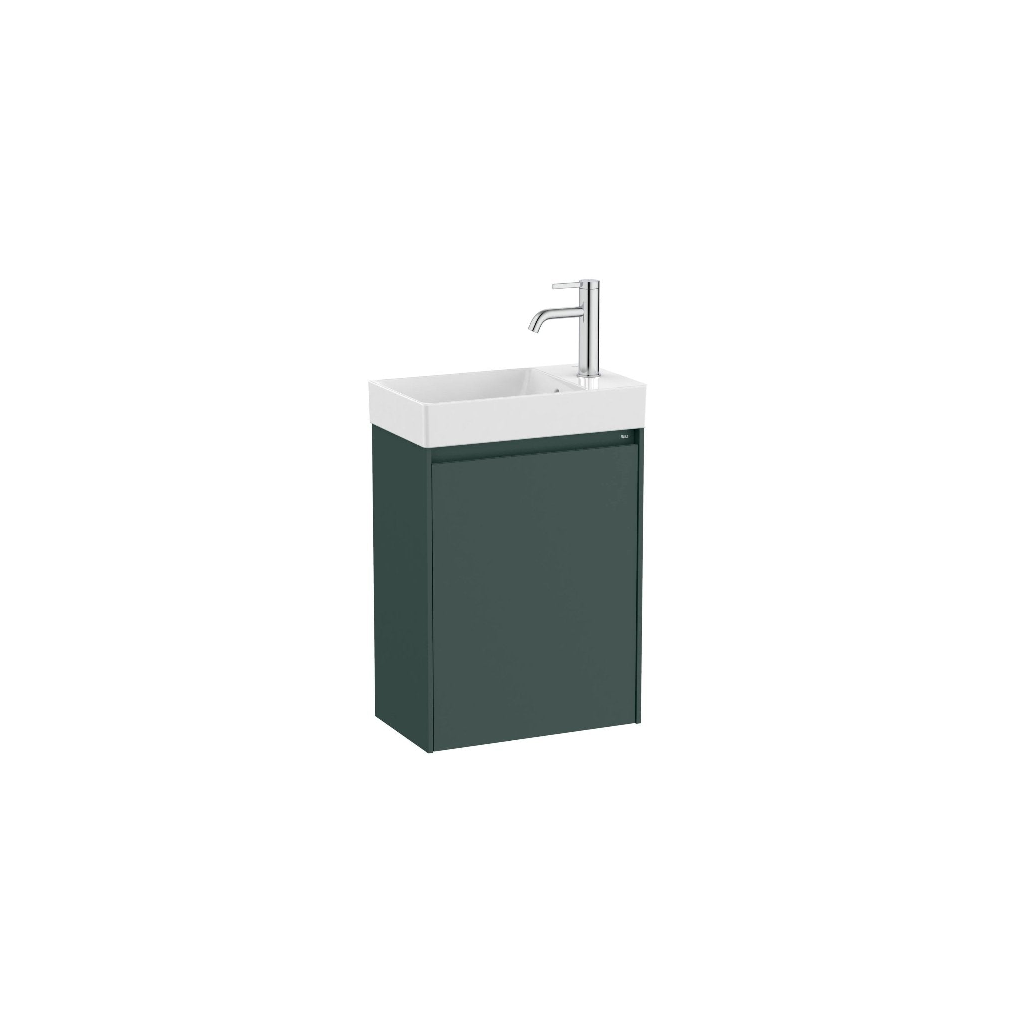 Roca - Mueble base Ona Unik compacto de una puerta y lavabo de Fineceramic® - BricoandPool