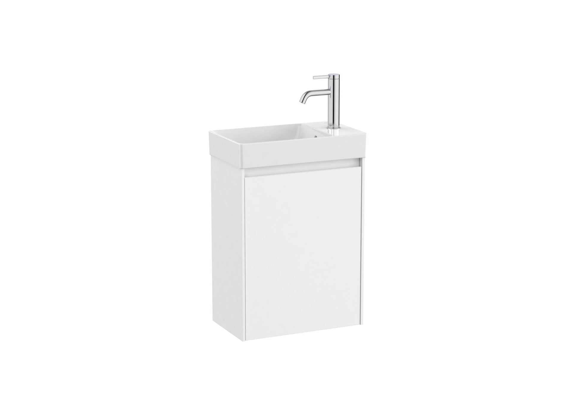 Roca - Mueble base Ona Unik compacto de una puerta y lavabo de Fineceramic® - BricoandPool