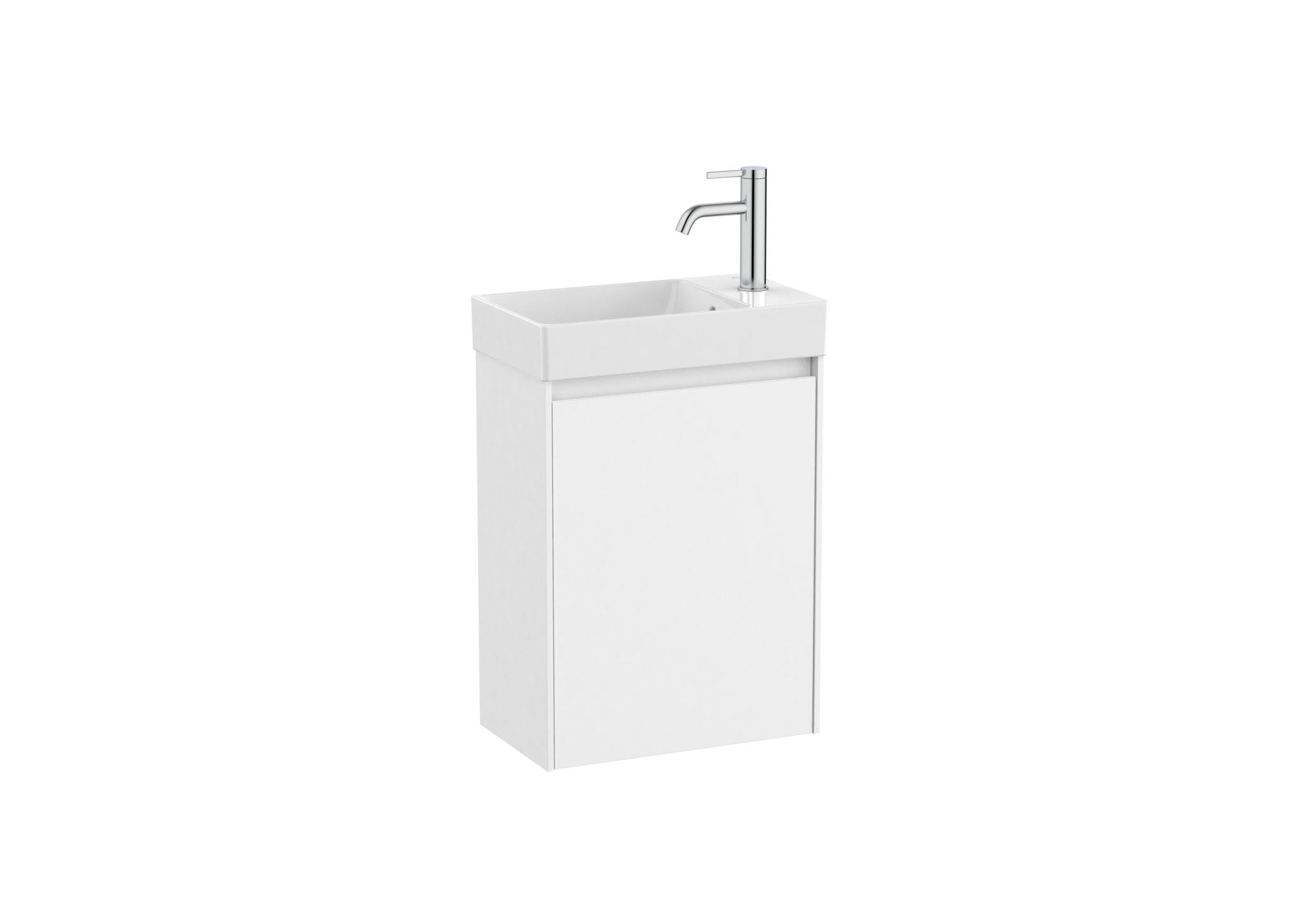 Roca - Mueble base Ona Unik compacto de una puerta y lavabo de Fineceramic® - BricoandPool