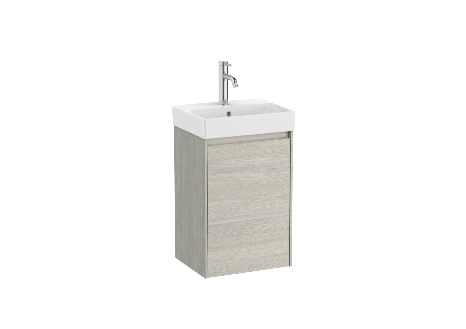 Roca - Mueble base Ona Unik compacto de una puerta y lavabo de Fineceramic® - BricoandPool